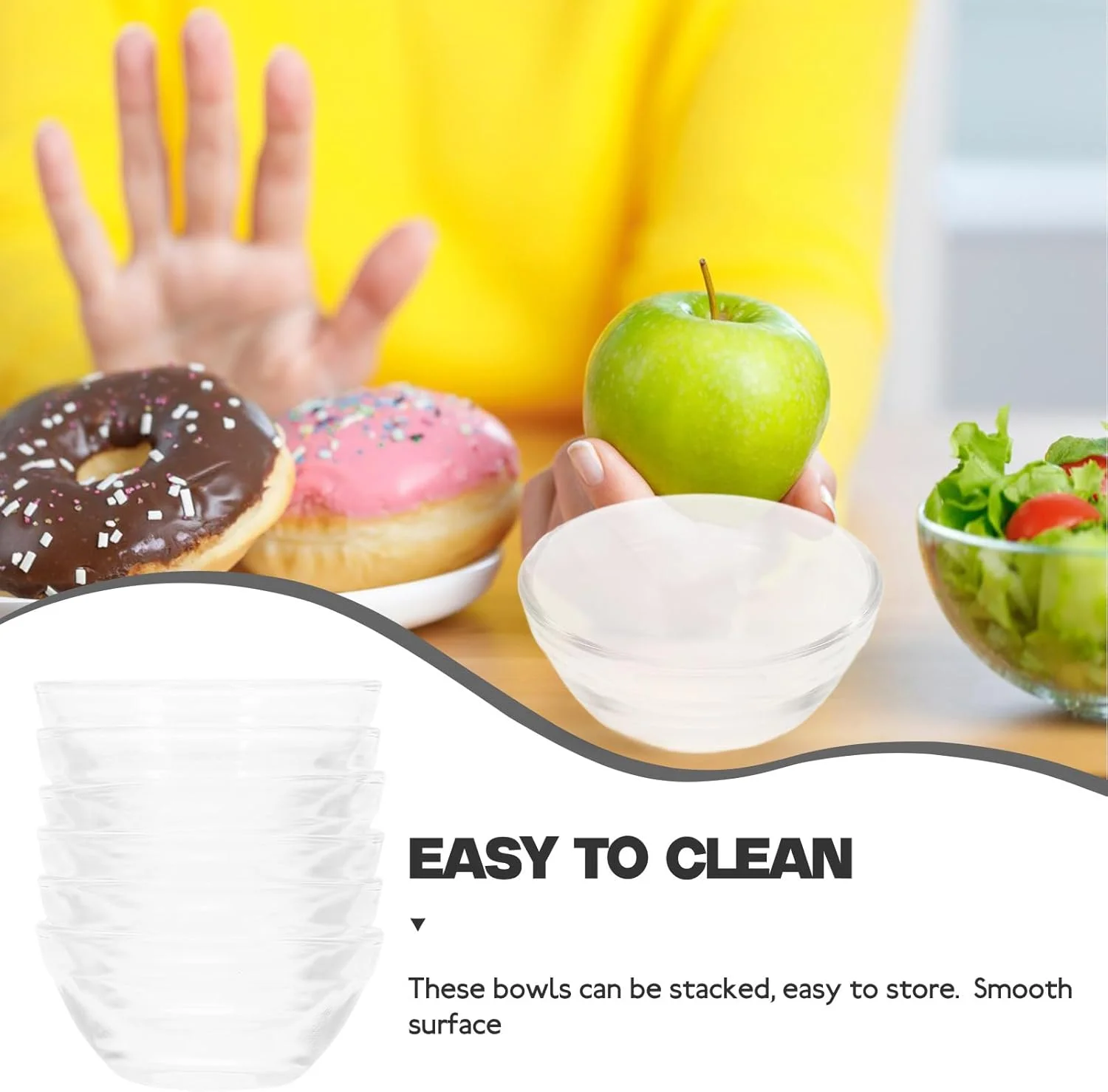 بسته 6 عددی کاسه پودینگ شیشه ای BESTonZON، کاسه های کوچک شیشه ای، کاسه های دسر، کاسه چاشنی، ظروف سرو سس چاشنی برای پیش غذا، دسر، سس و مزه بسته 6 عددی کاسه پودینگ شیشه ای BESTonZON، کاسه های کوچک شیشه ای، کاسه های دسر، کاسه چاشنی، ظروف سرو سس چاشنی برای پیش غذا، دسر، سس و مزه