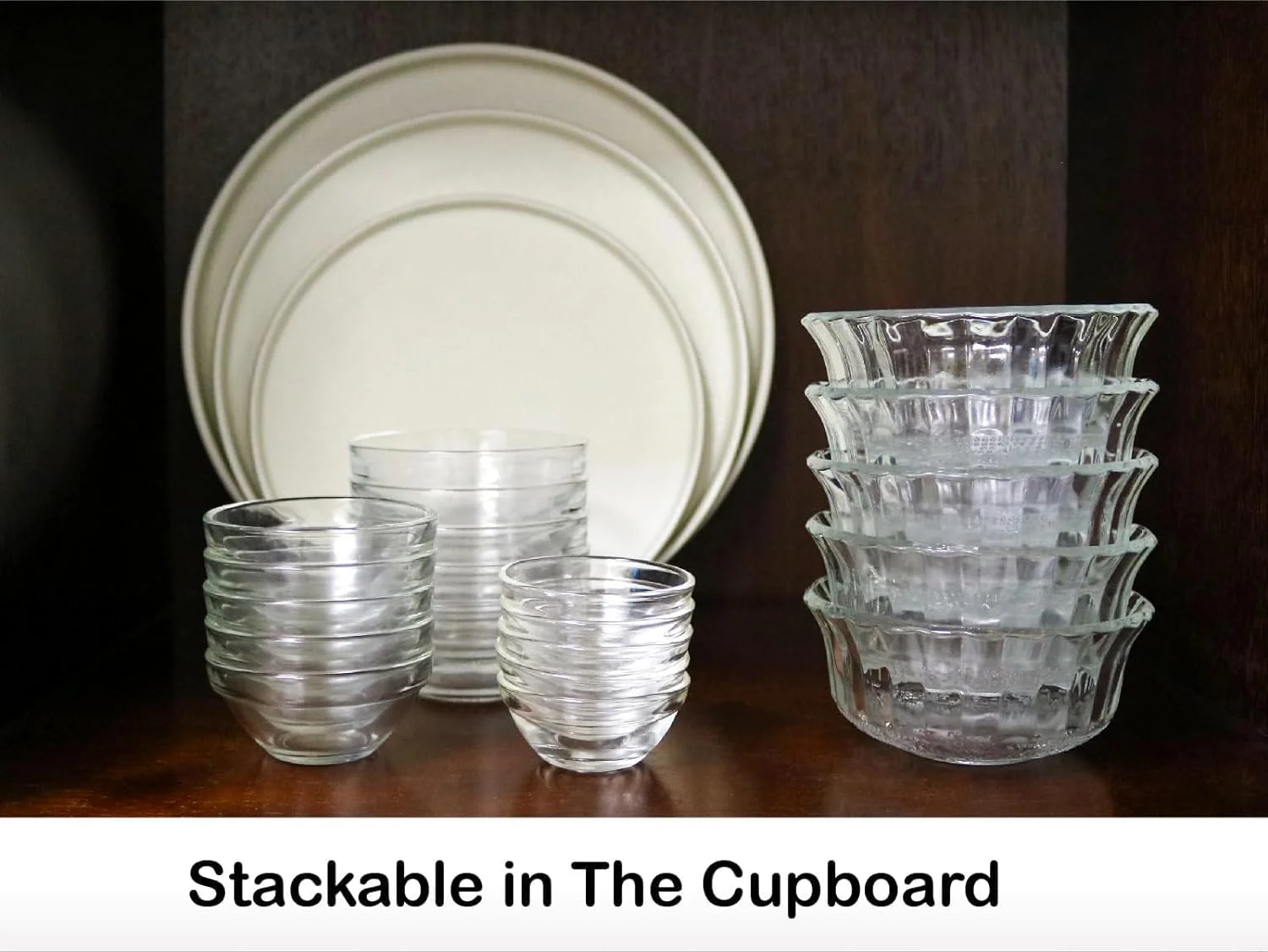 کاسه های شیشه ای بافت دار شفاف آزون، کاسه های کوچک برای آماده سازی، دسر، دیپ، بستنی، ماست، میوه، آب نبات، آجیل، کاسه های آماده سازی میان وعده، کاسه های سالاد برای آشپزخانه، مجموعه 6 عددی