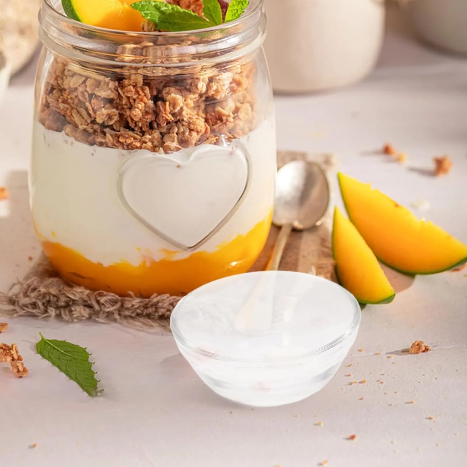 بسته 6 عددی کاسه پودینگ شیشه ای BESTonZON، کاسه های کوچک شیشه ای، کاسه های دسر، کاسه چاشنی، ظروف سرو سس چاشنی برای پیش غذا، دسر، سس و مزه بسته 6 عددی کاسه پودینگ شیشه ای BESTonZON، کاسه های کوچک شیشه ای، کاسه های دسر، کاسه چاشنی، ظروف سرو سس چاشنی برای پیش غذا، دسر، سس و مزه