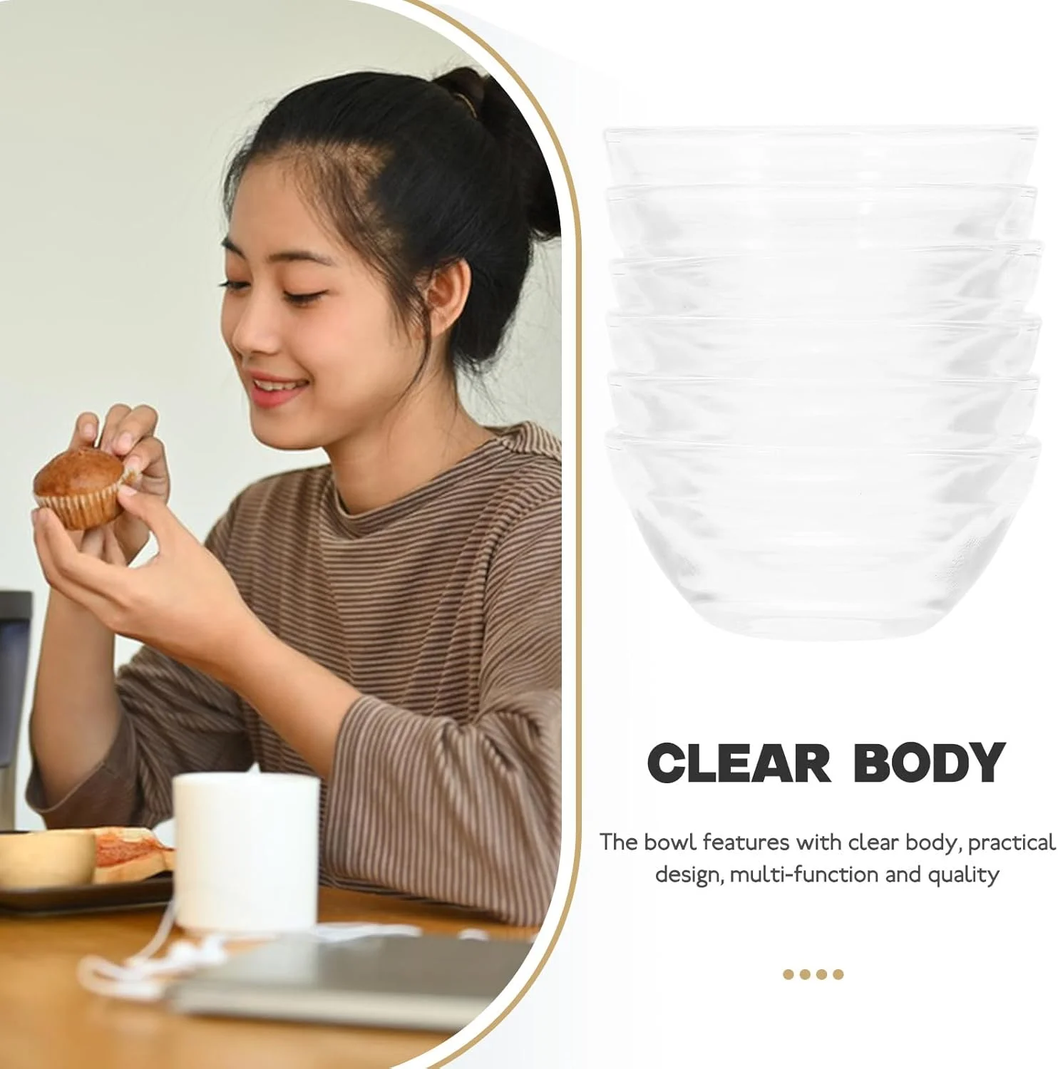 بسته 6 عددی کاسه پودینگ شیشه ای BESTonZON، کاسه های کوچک شیشه ای، کاسه های دسر، کاسه چاشنی، ظروف سرو سس چاشنی برای پیش غذا، دسر، سس و مزه بسته 6 عددی کاسه پودینگ شیشه ای BESTonZON، کاسه های کوچک شیشه ای، کاسه های دسر، کاسه چاشنی، ظروف سرو سس چاشنی برای پیش غذا، دسر، سس و مزه