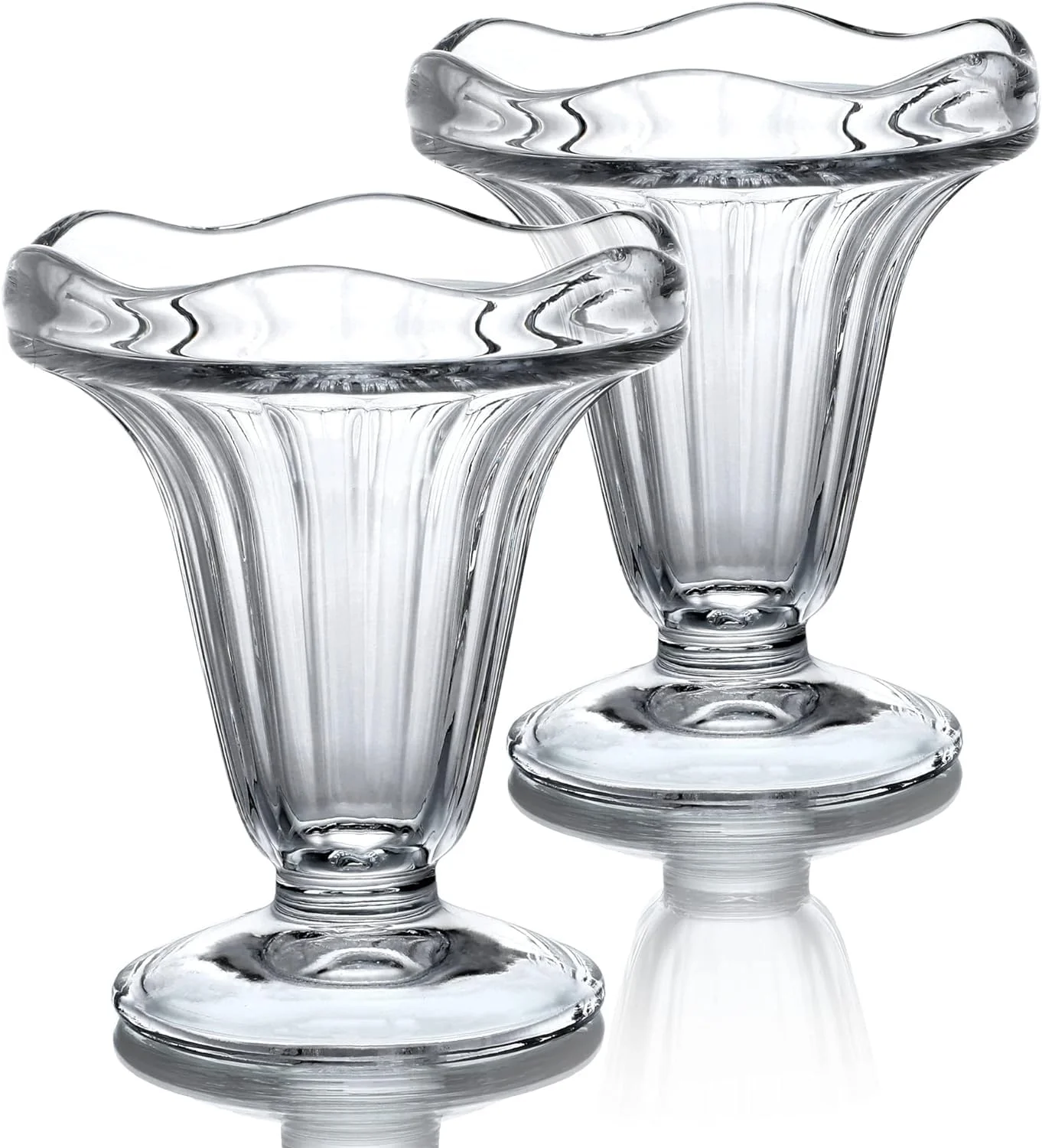 ست کاسه بستنی آرت دکو آزونه، 2 عددی، کاسه های کریستالی 150 میلی لیتری، کف ضخیم تر، قابل استفاده در فریزر و ماشین ظرفشویی، طراحی لاله ای زیبا برای دسرها، سالادها، میوه ها ست کاسه بستنی آرت دکو آزونه، 2 عددی، کاسه های کریستالی 150 میلی لیتری، کف ضخیم تر، قابل استفاده در فریزر و ماشین ظرفشویی، طراحی لاله ای زیبا برای دسرها، سالادها، میوه ها