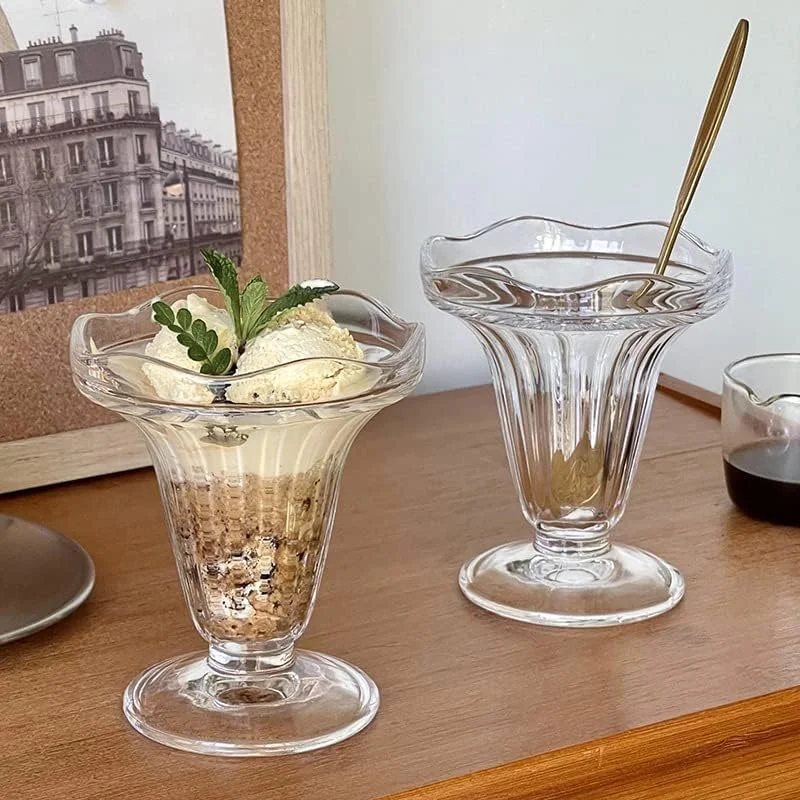 ست کاسه بستنی آرت دکو آزونه، 2 عددی، کاسه های کریستالی 150 میلی لیتری، کف ضخیم تر، قابل استفاده در فریزر و ماشین ظرفشویی، طراحی لاله ای زیبا برای دسرها، سالادها، میوه ها ست کاسه بستنی آرت دکو آزونه، 2 عددی، کاسه های کریستالی 150 میلی لیتری، کف ضخیم تر، قابل استفاده در فریزر و ماشین ظرفشویی، طراحی لاله ای زیبا برای دسرها، سالادها، میوه ها