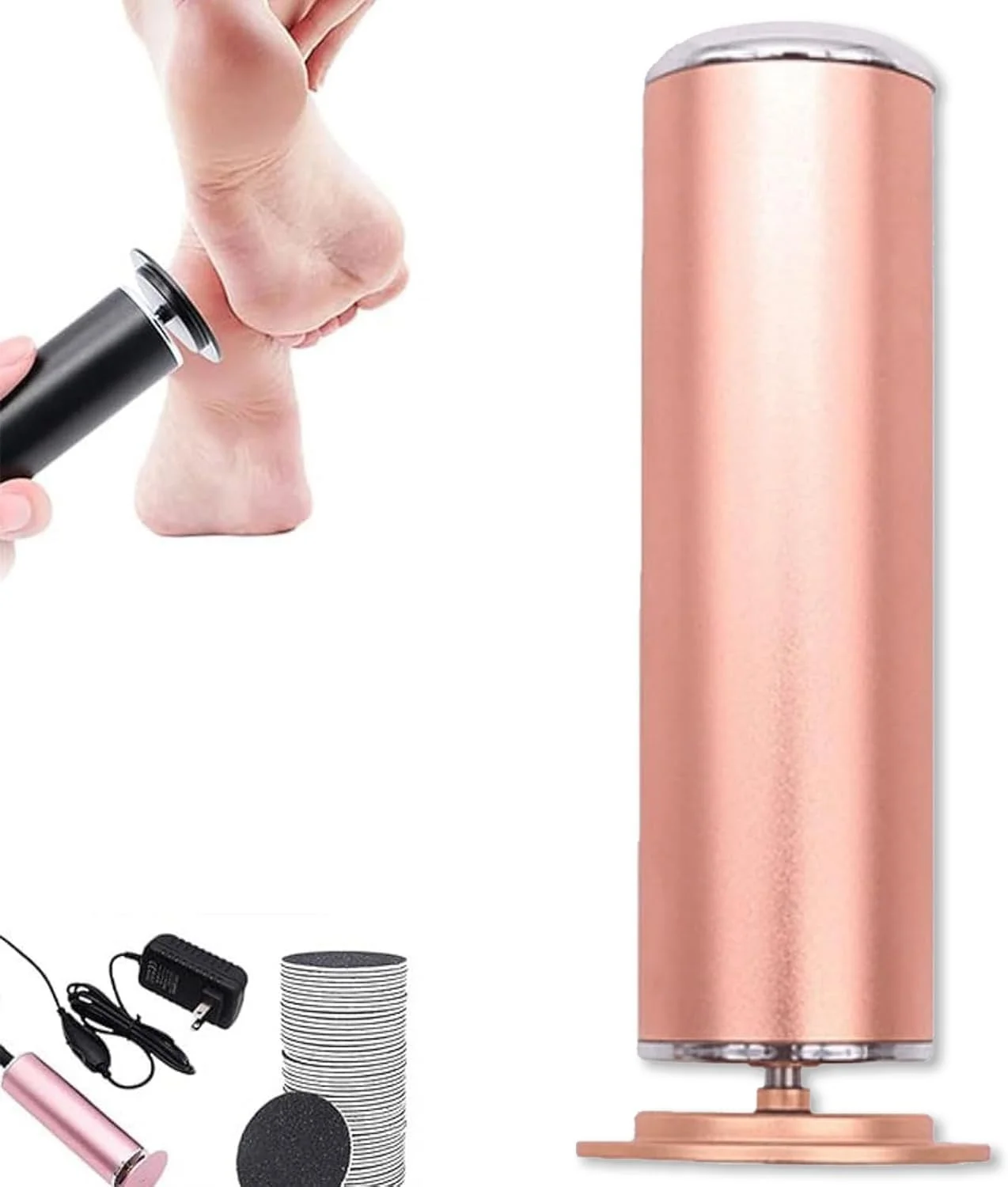 Avalaine Electric Foot Callus Remover, Electric Callus Remover for Feet, 0-800rpm, 360° High Speed Rotation, Foot File, Gentle and Not Hurt Feet for Men Women (Orange) Avalaine Electric Foot Callus Remover, Electric Callus Remover for Feet, 0-800rpm, 360° High Speed Rotation, Foot File, Gentle and Not Hurt Feet for Men Women (Orange)