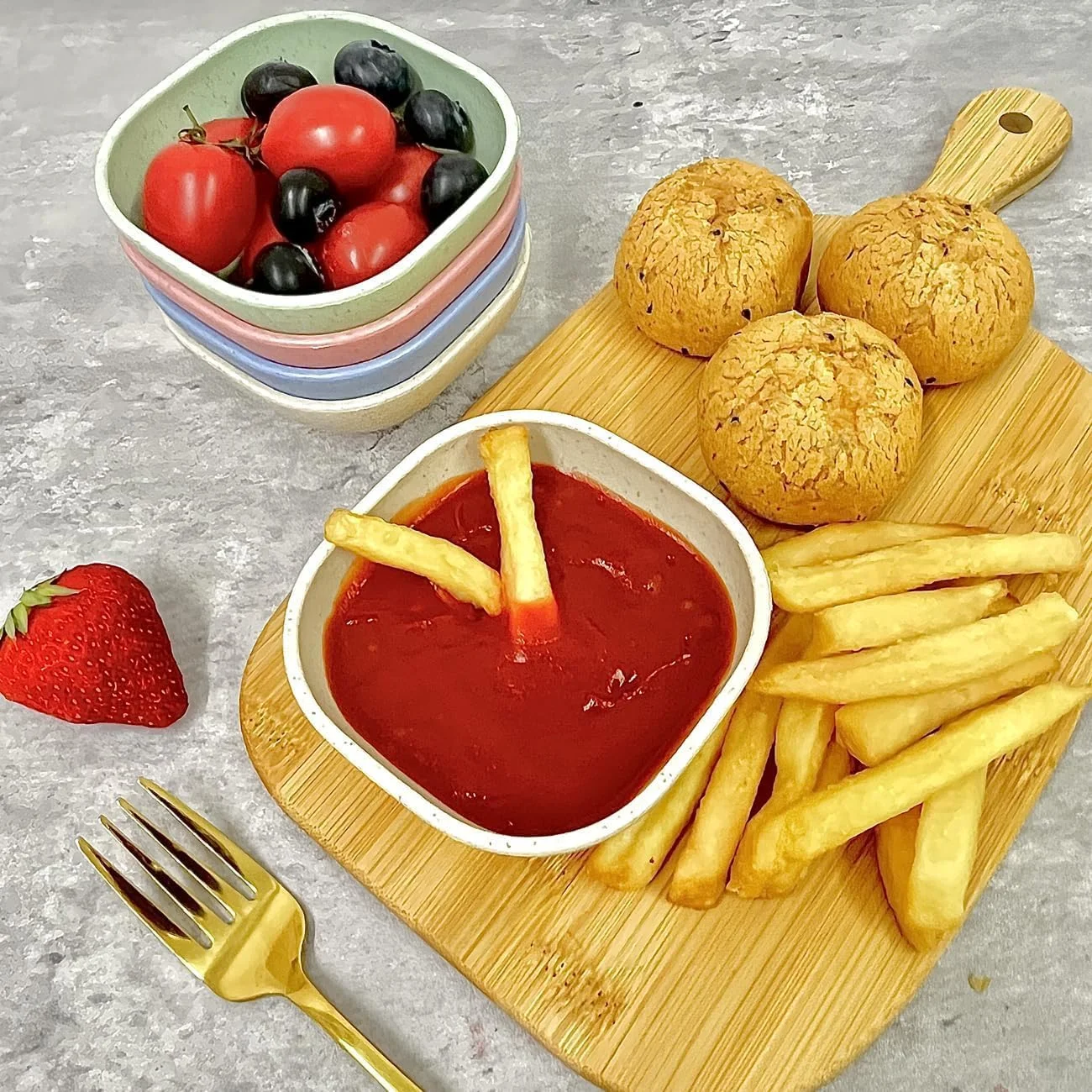 Azonee Cereal Bowls, 8Pcs Wheat Straw Fiber Lightweight Bowl Sets, Modern Style, Unbreakable, Dishwasher & Microwave Safe, Assorted Colors, Perfect for Dessert, Snack, Side Dishes, 4.5 OZ Azonee Cereal Bowls, 8Pcs Wheat Straw Fiber Lightweight Bowl Sets, Modern Style, Unbreakable, Dishwasher & Microwave Safe, Assorted Colors, Perfect for Dessert, Snack, Side Dishes, 4.5 OZ