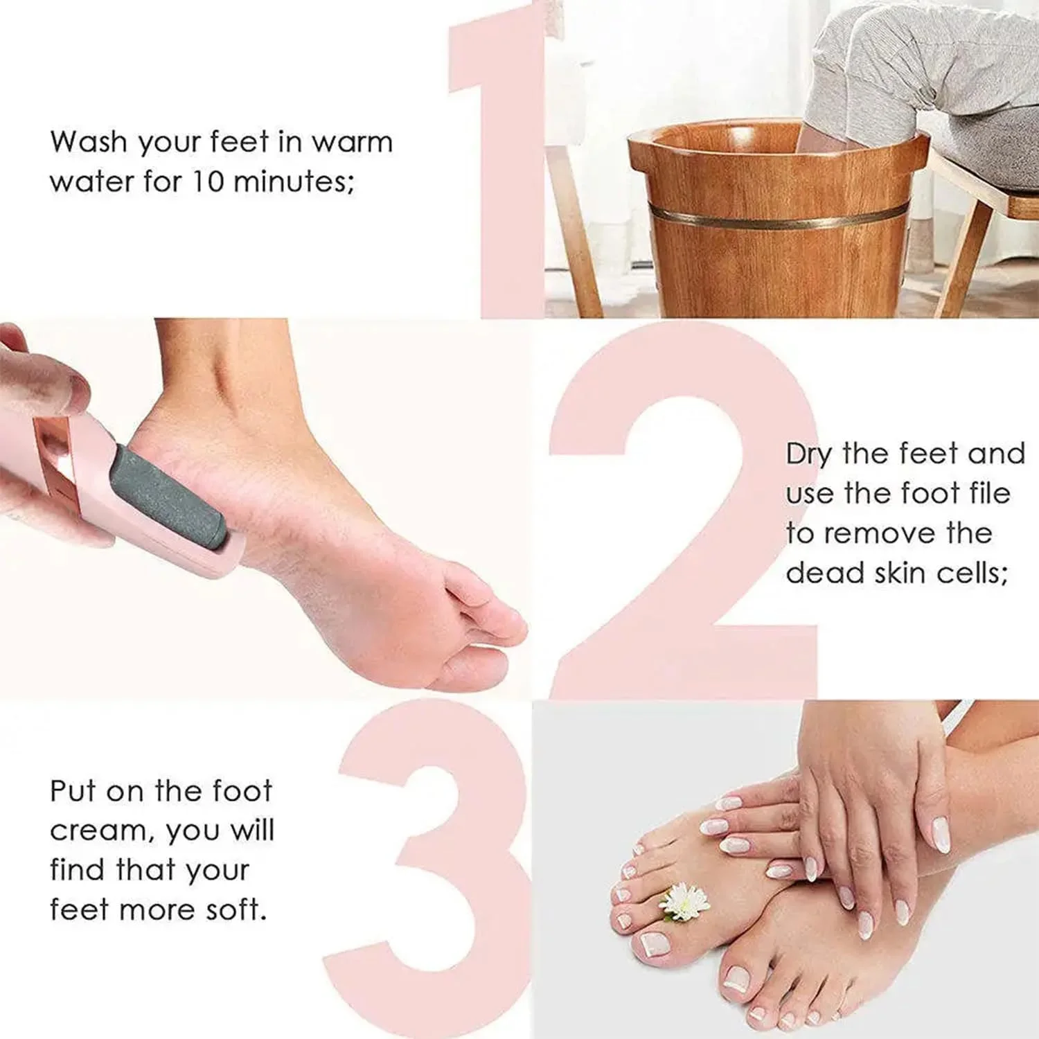 ARICEAN Electric Callus Remover for Feet with Rechargeable Waterproof Professional Pedicure Kit,Foot Care Tools Wet & Dry Foot File for Dead Skin ARICEAN Electric Callus Remover for Feet with Rechargeable Waterproof Professional Pedicure Kit,Foot Care Tools Wet & Dry Foot File for Dead Skin