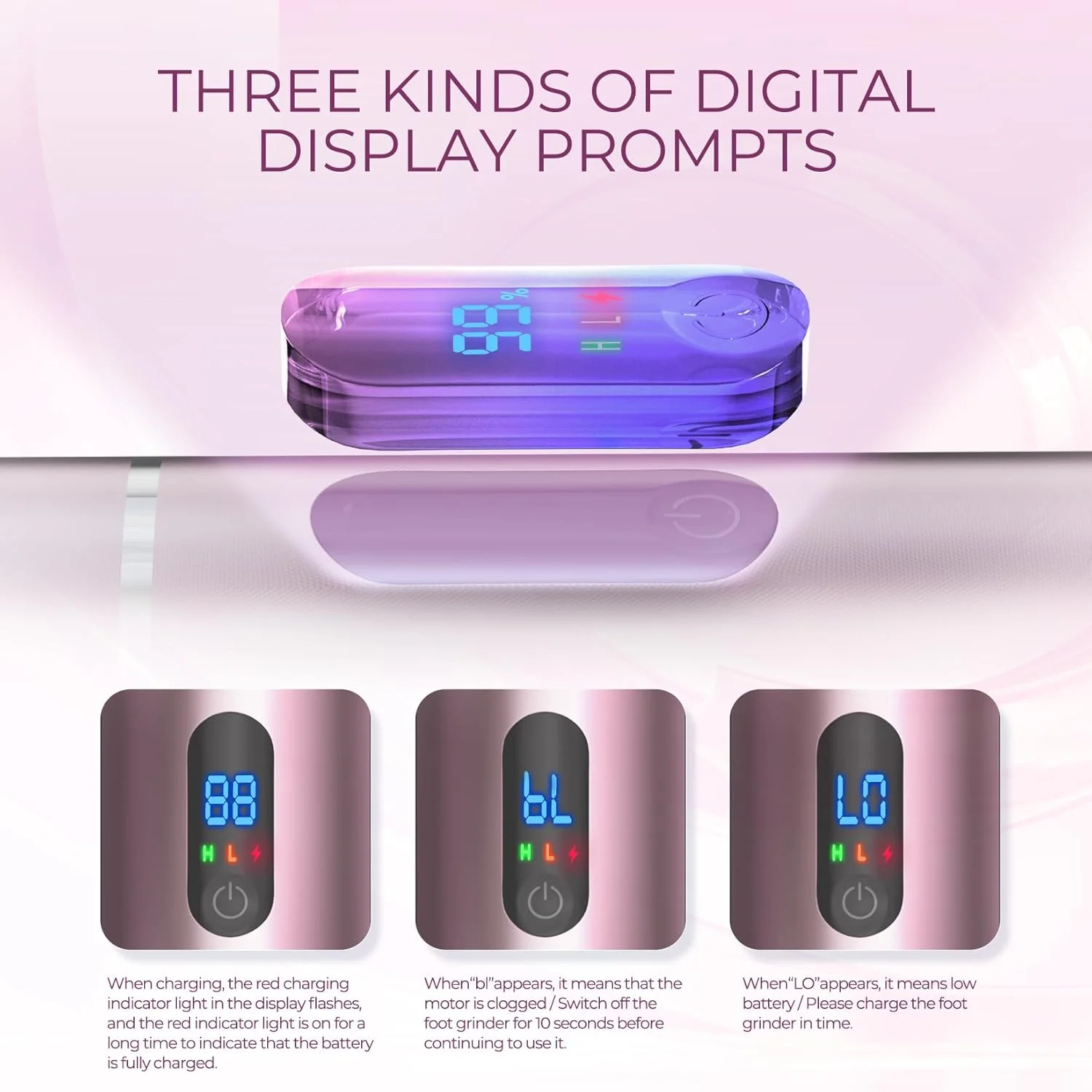 سوهان برقی پدیکور آروفاوه، حرفه ای، قابل تنظیم و کم صدا، به همراه 60 عدد سمباده و 10 عدد دیسک پولیش، مناسب برای پاشنه های ترک خورده و پینه ها سوهان برقی پدیکور آروفاوه، حرفه ای، قابل تنظیم و کم صدا، به همراه 60 عدد سمباده و 10 عدد دیسک پولیش، مناسب برای پاشنه های ترک خورده و پینه ها