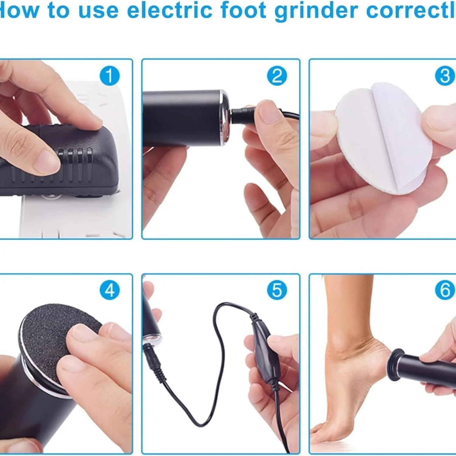 Avalaine Electric Foot Callus Remover, Electric Callus Remover for Feet, 0-800rpm, 360° High Speed Rotation, Foot File, Gentle and Not Hurt Feet for Men Women (Orange) Avalaine Electric Foot Callus Remover, Electric Callus Remover for Feet, 0-800rpm, 360° High Speed Rotation, Foot File, Gentle and Not Hurt Feet for Men Women (Orange)