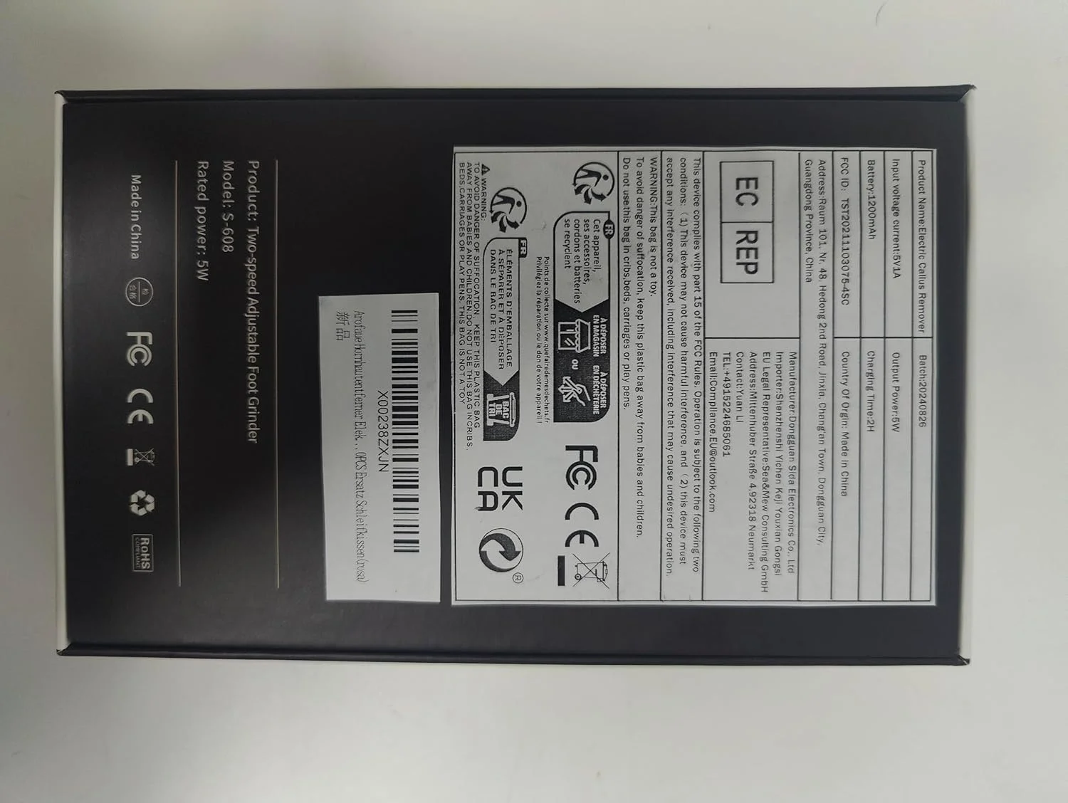 سوهان برقی پدیکور آروفاوه، حرفه ای، قابل تنظیم و کم صدا، به همراه 60 عدد سمباده و 10 عدد دیسک پولیش، مناسب برای پاشنه های ترک خورده و پینه ها سوهان برقی پدیکور آروفاوه، حرفه ای، قابل تنظیم و کم صدا، به همراه 60 عدد سمباده و 10 عدد دیسک پولیش، مناسب برای پاشنه های ترک خورده و پینه ها