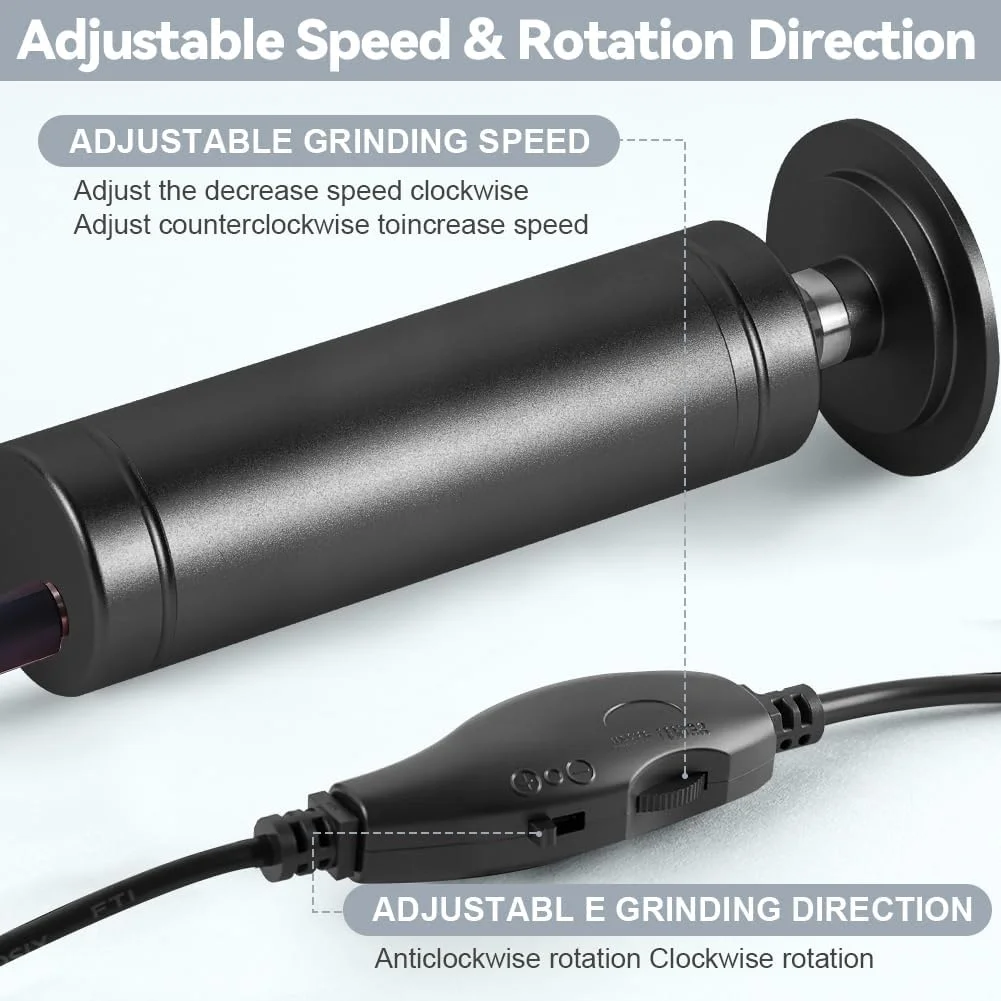 سوهان برقی پینه پا AOOWU، مجموعه سوهان برقی قابل شارژ پا با سرهای سوهان قابل تعویض، سرعت قابل تنظیم، مجموعه مراقبت از پا برای پاشنه های ترک خورده، پینه و پوست مرده سوهان برقی پینه پا AOOWU، مجموعه سوهان برقی قابل شارژ پا با سرهای سوهان قابل تعویض، سرعت قابل تنظیم، مجموعه مراقبت از پا برای پاشنه های ترک خورده، پینه و پوست مرده