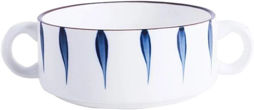 کاسه های AOCATE، قالب پخت سرامیکی، کاسه دسر پودینگ فر تخم مرغ آب پز خلاقانه (رنگ: Hortel)