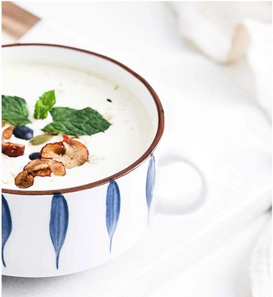 کاسه های AOCATE، قالب پخت سرامیکی، کاسه دسر پودینگ فر تخم مرغ آب پز خلاقانه (رنگ: Hortel)