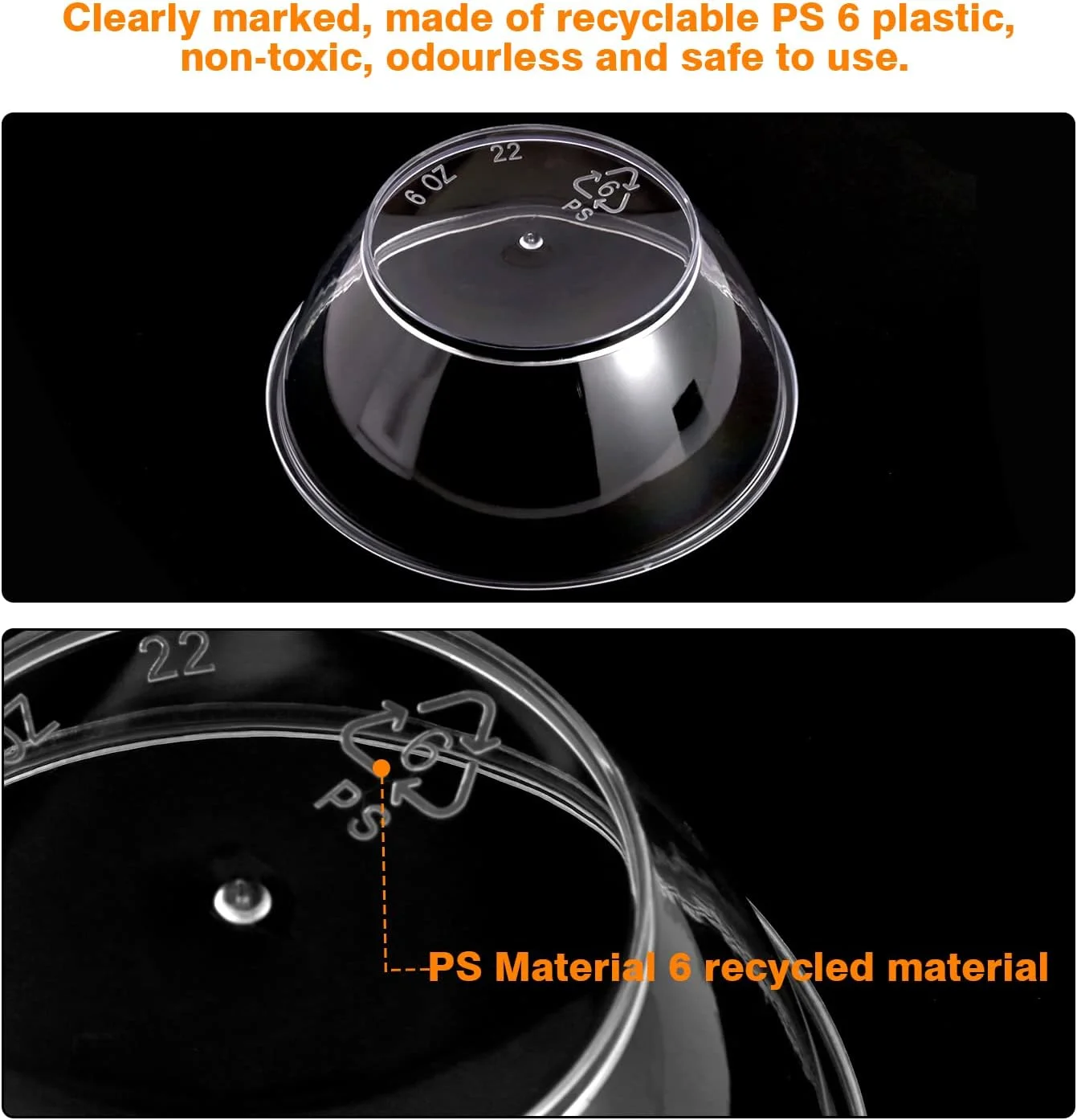 آئوکائه 60 عدد کاسه دسر پلاستیکی (180 میلی لیتر/6 اونس)، کاسه های پلاستیکی قابل استفاده مجدد، کاسه های پلاستیکی کوچک شفاف برای دسر مهمانی، پیش غذا، آجیل، دیپ آئوکائه 60 عدد کاسه دسر پلاستیکی (180 میلی لیتر/6 اونس)، کاسه های پلاستیکی قابل استفاده مجدد، کاسه های پلاستیکی کوچک شفاف برای دسر مهمانی، پیش غذا، آجیل، دیپ