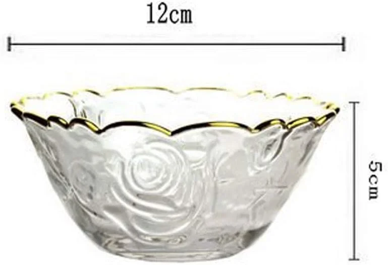 کاسه دسر AOCATE، کاسه شیشه ای پنوم پن، بشقاب کاسه شیشه ای کریستالی گرد (رنگ: 2) کاسه دسر AOCATE، کاسه شیشه ای پنوم پن، بشقاب کاسه شیشه ای کریستالی گرد (رنگ: 2)