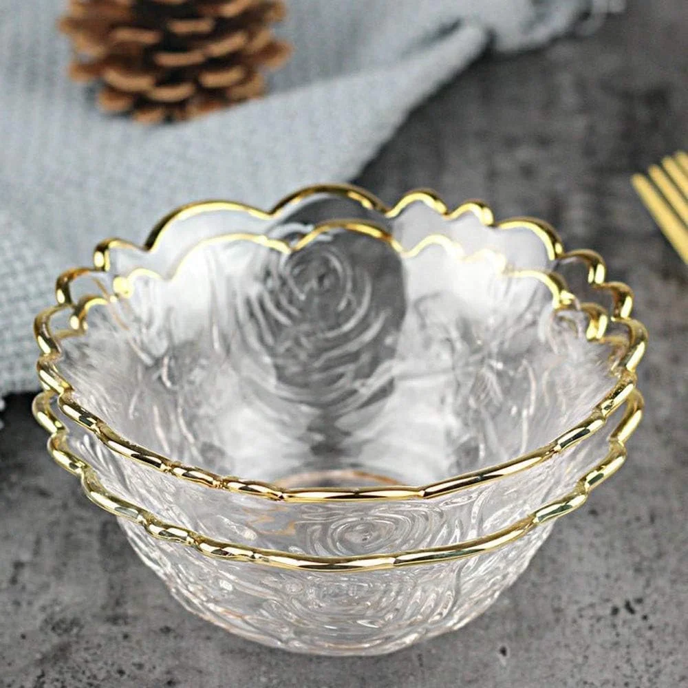 کاسه دسر AOCATE، کاسه شیشه ای پنوم پن، بشقاب کاسه شیشه ای کریستالی گرد (رنگ: 2) کاسه دسر AOCATE، کاسه شیشه ای پنوم پن، بشقاب کاسه شیشه ای کریستالی گرد (رنگ: 2)