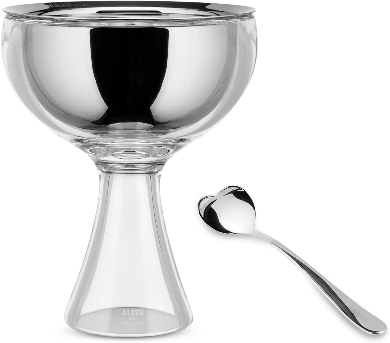 Alessi, Big Love Bowl With Spoon, Ice Alessi, Big Love Bowl With Spoon, Ice