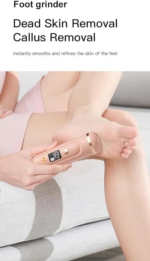 7MD Portable Cordless Electric Foot Callus Remover, Rechargeable Pedicure Tool with Dual Speed Settings, Smooth Dry Cracked Heels, Waterproof Foot File Scrubber for Dead Skin Removal (White) 7MD Portable Cordless Electric Foot Callus Remover, Rechargeable Pedicure Tool with Dual Speed Settings, Smooth Dry Cracked Heels, Waterproof Foot File Scrubber for Dead Skin Removal (White)