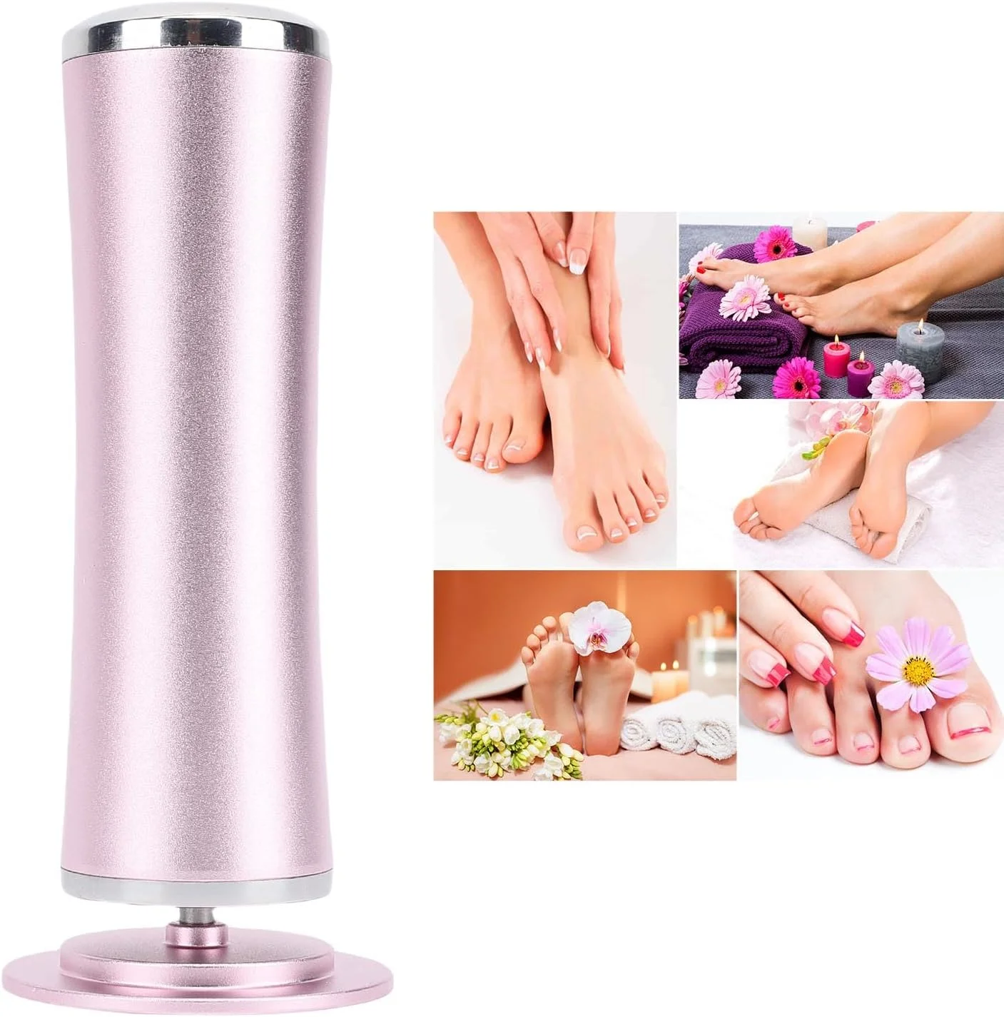 سوهان برقی پدیکور پا 500 دور در دقیقه: ابزار حرفه ای پدیکور برای از بین بردن پینه - دستگاه سنگ پا برقی برای پوست و پینه با 60 عدد دیسک سمباده سوهان برقی پدیکور پا 500 دور در دقیقه: ابزار حرفه ای پدیکور برای از بین بردن پینه - دستگاه سنگ پا برقی برای پوست و پینه با 60 عدد دیسک سمباده