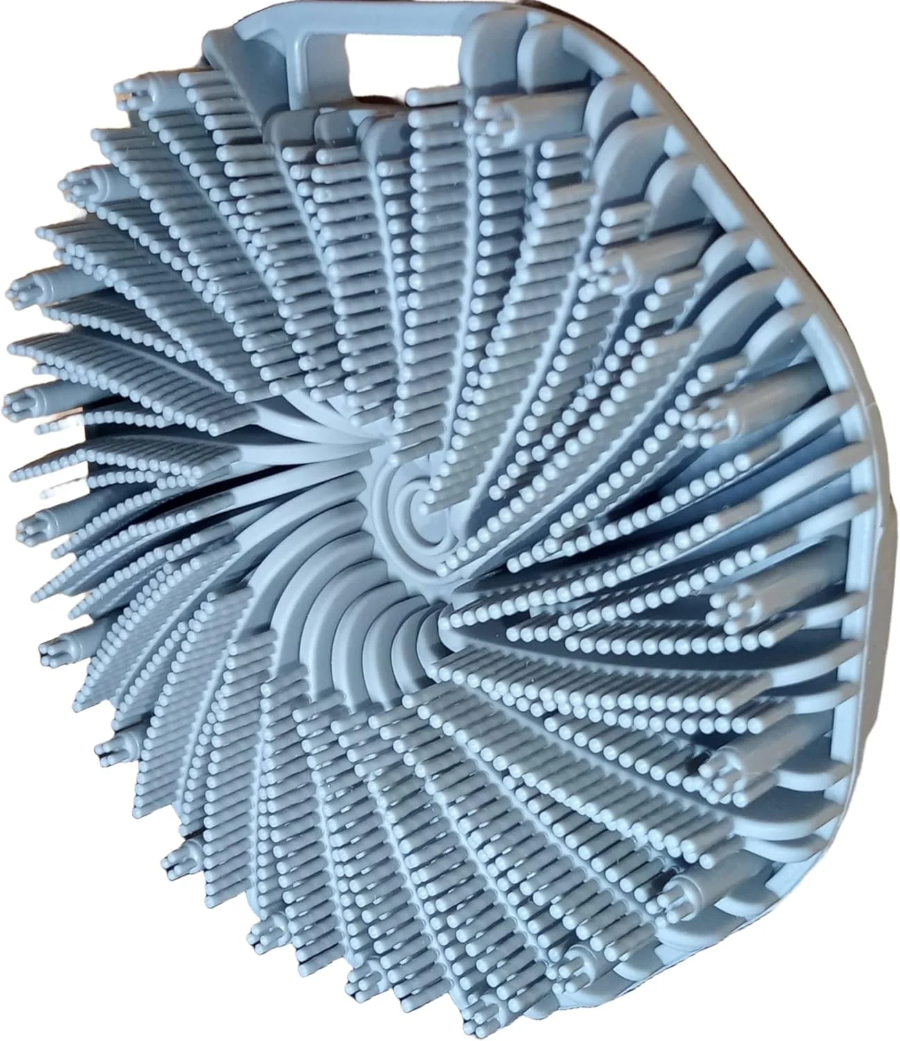 برس بدن سیلیکونی نرم RHMT، اسکراب بدن برای پوست حساس، اسکرابر بدن، برس لایه بردار، برس حمام سازگار با محیط زیست، اسکرابر بدن سیلیکونی، برس ماساژور، برای آقایان و خانم ها. (خاکستری)