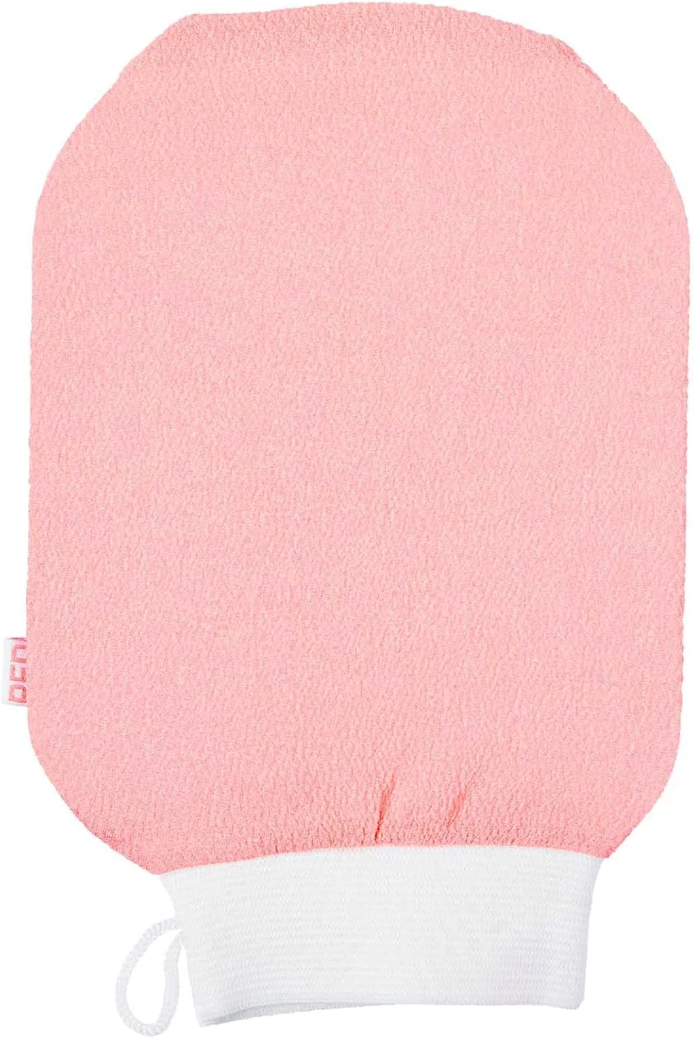 Red by Kiss Body Exfoliating Bath & Shower Mitten, One Size Fits Most, Buffs Away Dead Skin & Impurities, Ideal for Smoother, Softer Skin