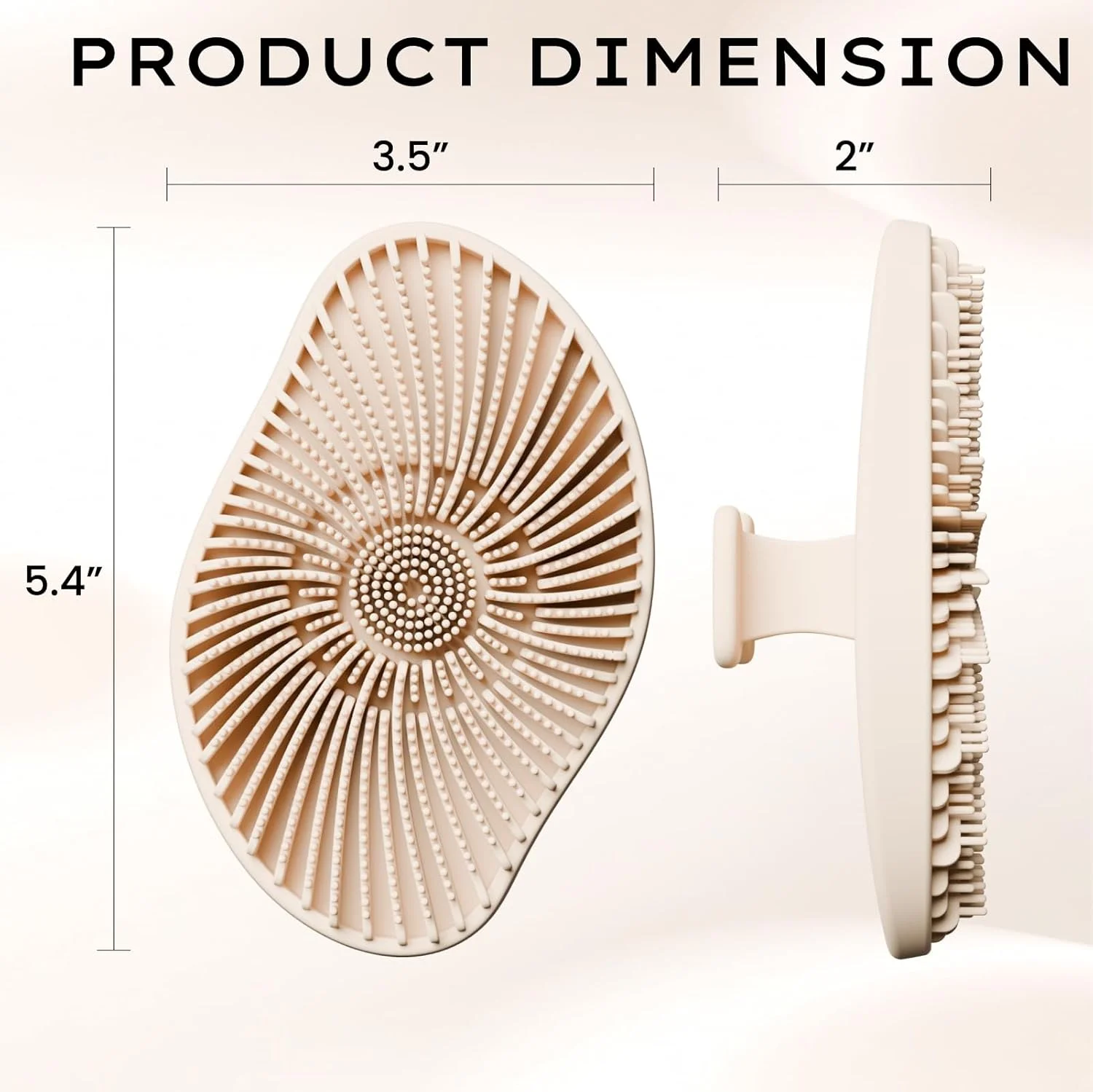لیف سیلیکونی بدن رنا کریس، لایه بردار ملایم سیلیکونی برای انواع پوست، برس حمام دسته دار برای زنان و مردان، پاک کننده عمیق و کف کننده مناسب برای حمام لیف سیلیکونی بدن رنا کریس، لایه بردار ملایم سیلیکونی برای انواع پوست، برس حمام دسته دار برای زنان و مردان، پاک کننده عمیق و کف کننده مناسب برای حمام