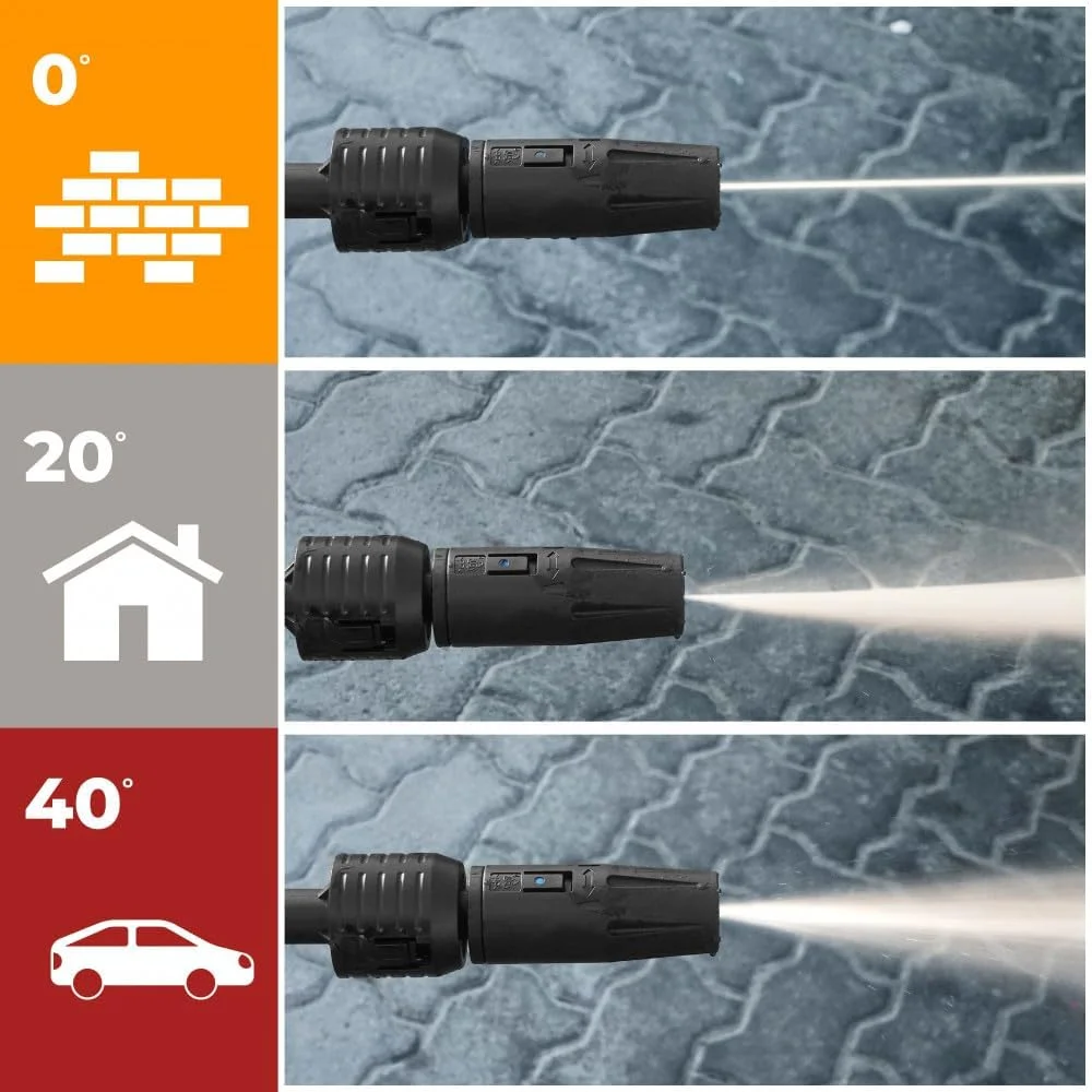 کارواش برقی 120 بار VTOOLS با 2 چرخ، شلنگ 5 متری، مخزن مواد شوینده، 1500 وات، حالت توقف خودکار و خود مکش، برای خودرو، خانه و باغ، آبی، VT1509 کارواش برقی 120 بار VTOOLS با 2 چرخ، شلنگ 5 متری، مخزن مواد شوینده، 1500 وات، حالت توقف خودکار و خود مکش، برای خودرو، خانه و باغ، آبی، VT1509