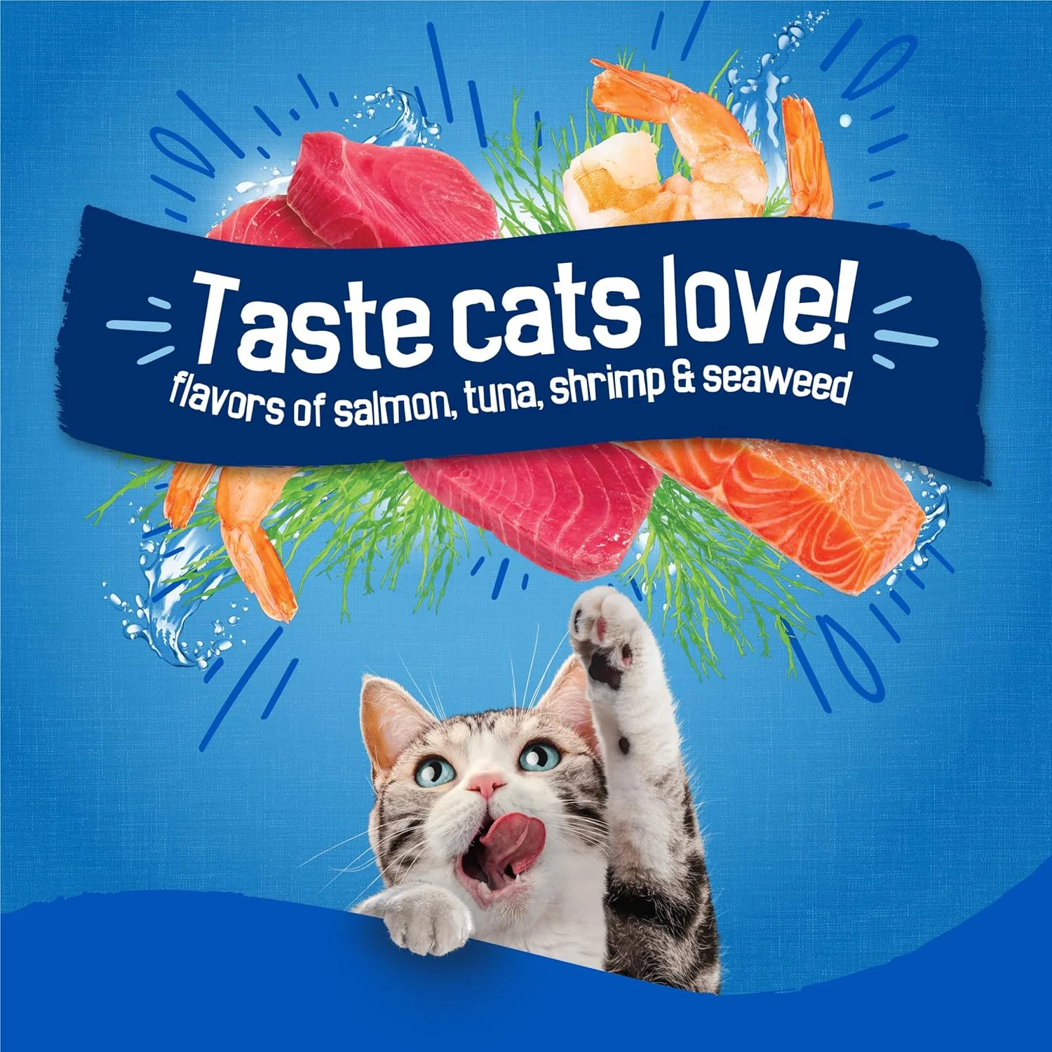 غذای خشک گربه با طعم غذاهای دریایی Friskies Purina - کیسه 22 پوندی غذای خشک گربه با طعم غذاهای دریایی Friskies Purina - کیسه 22 پوندی