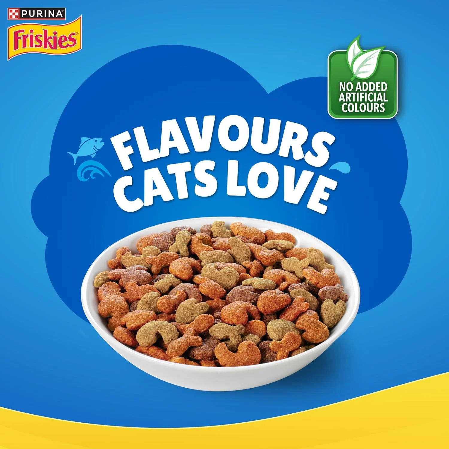 غذای خشک گربه بالغ FRISKIES با طعم غذاهای دریایی، طعم های ماهی تن، سالمون، ماهی سفید، خرچنگ و میگو، 1 کیلوگرم، بسته غذای خشک گربه بالغ FRISKIES با طعم غذاهای دریایی، طعم های ماهی تن، سالمون، ماهی سفید، خرچنگ و میگو، 1 کیلوگرم، بسته