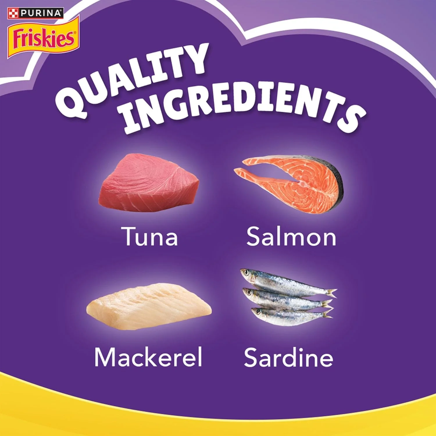 غذای خشک گربه بالغ FRISKIES Purina Friskies Surfin' Favourites، طعم های ماهی خال مخالی، ماهی تن، ماهی سالمون و ساردین، بسته 6.5 کیلوگرمی، گرانول