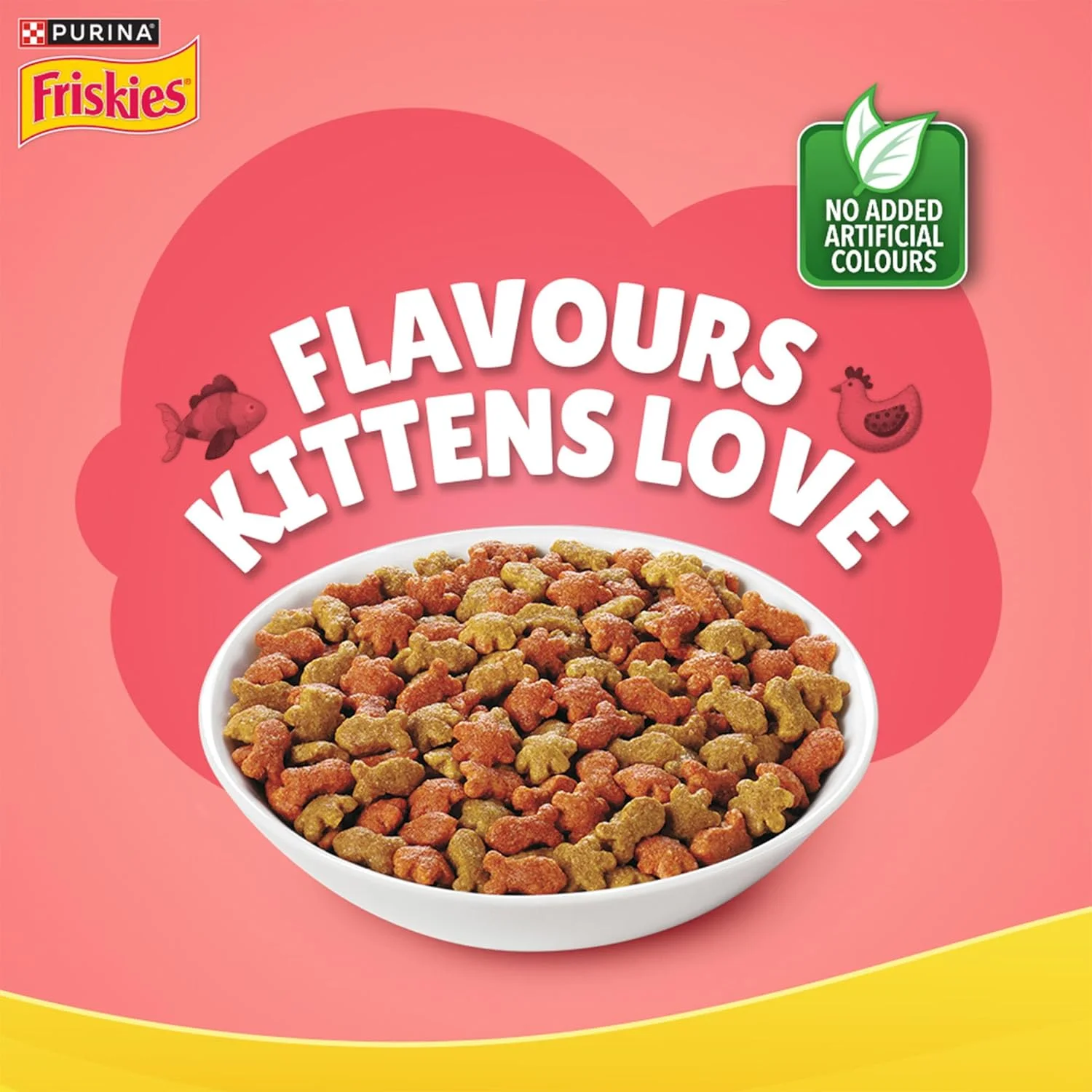 Friskies Kitten Discoveries Cat Dry Food - 1KG Friskies Kitten Discoveries Cat Dry Food - 1KG