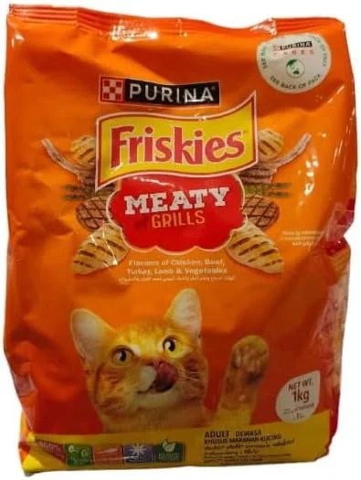 Friskies Meaty Grill Cat Dry Food - 1KG