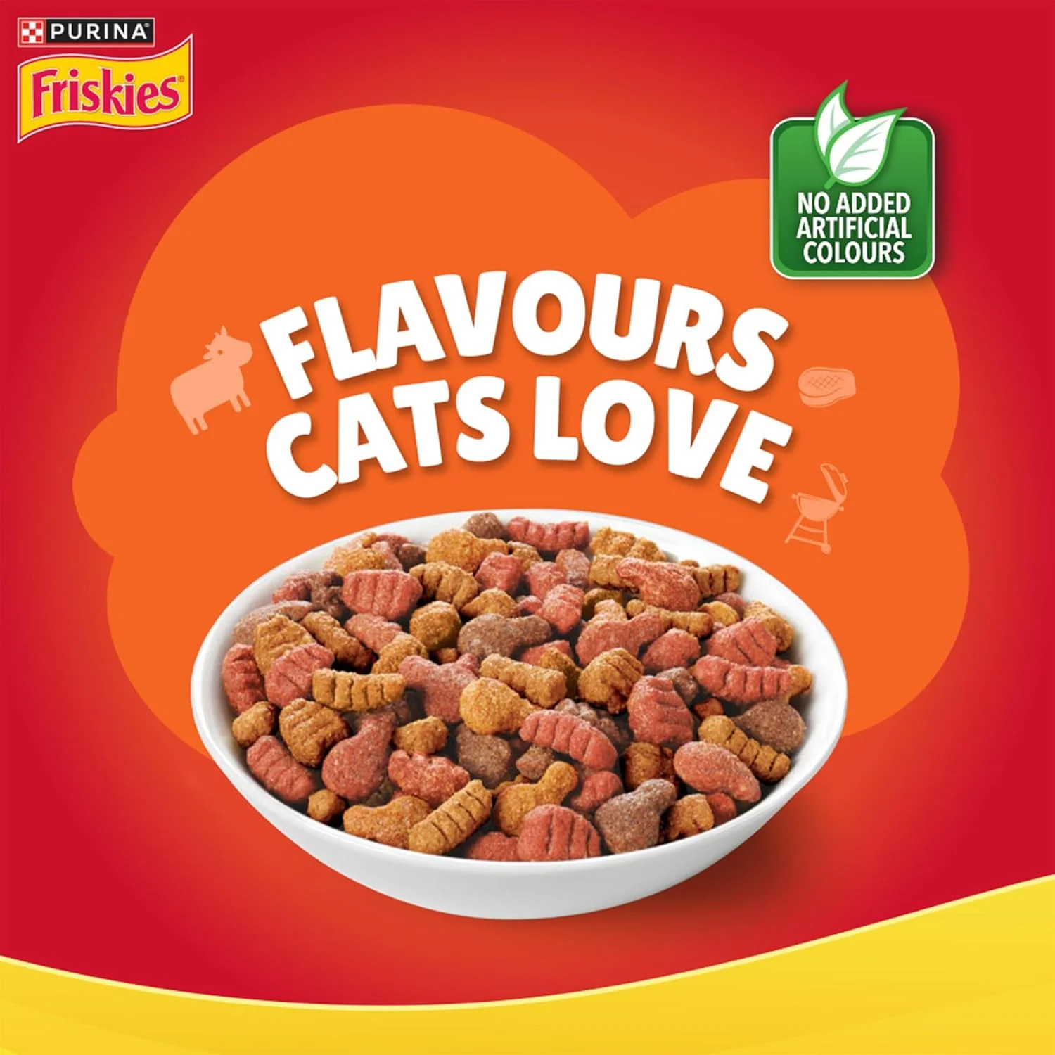 Friskies Meaty Grill Cat Dry Food - 1KG