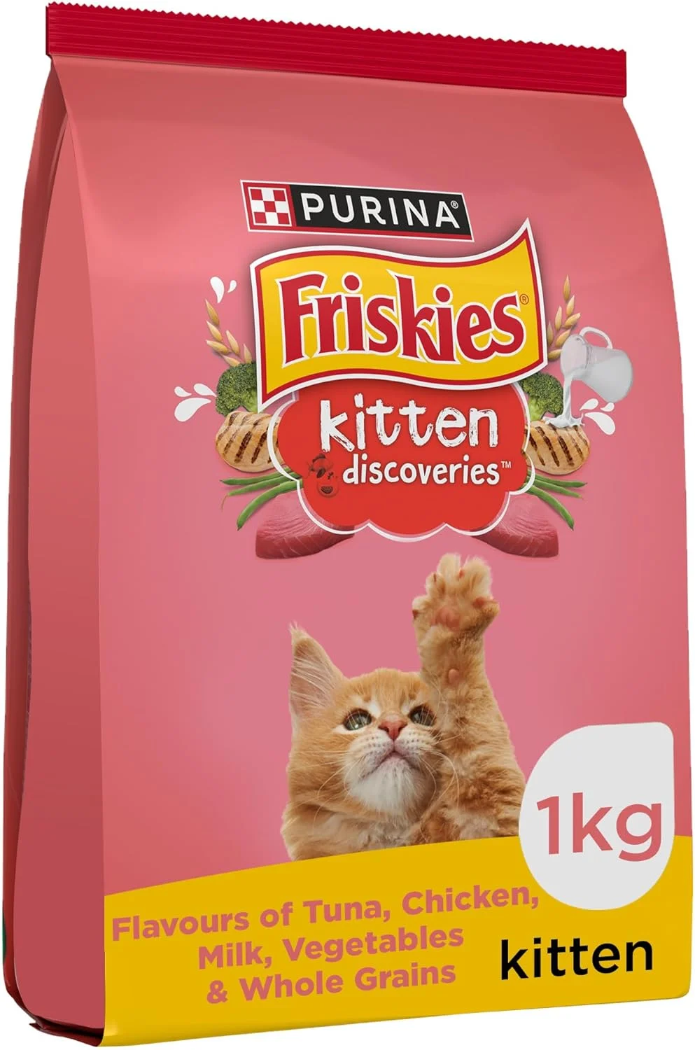 Friskies Kitten Discoveries Cat Dry Food - 1KG Friskies Kitten Discoveries Cat Dry Food - 1KG