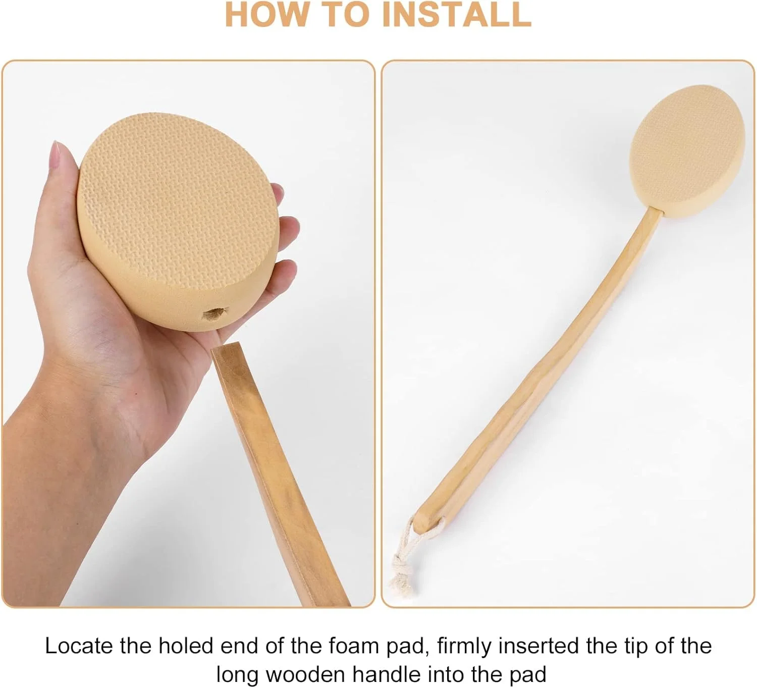 ست لوسیون اپلیکاتور برای پشت و بدن، دسته چوبی بلند با 4 پد تعویضی، برس حمام 2 در 1 و اسکرابر پشت با قلاب برای نگهداری آسان (ست 7 عددی) ست لوسیون اپلیکاتور برای پشت و بدن، دسته چوبی بلند با 4 پد تعویضی، برس حمام 2 در 1 و اسکرابر پشت با قلاب برای نگهداری آسان (ست 7 عددی)