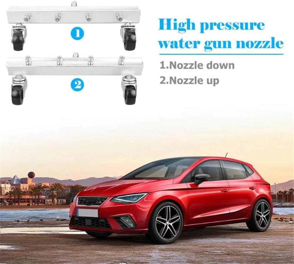 نازل کارواش فشار قوی با 4 نازل پاشش، برس آب تمیز کننده، اتصال تمیز کننده پمپ عمومی، جاروی آب فشار قوی برای تمیز کردن مسیر