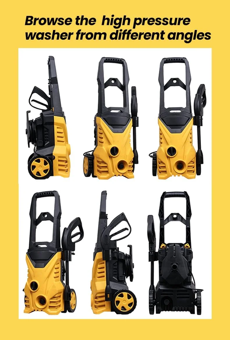 دستگاه کارواش پرفشار، جاروبرقی، پمپ کارواش، تفنگ آب پاش برای شستشوی خودرو، ابزار باغبانی و نظافت، گرین ورکس 1400 وات