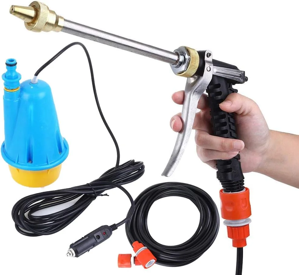 کارواش خانگی قابل حمل سولفر 12 ولت 80 وات با فشار بالا