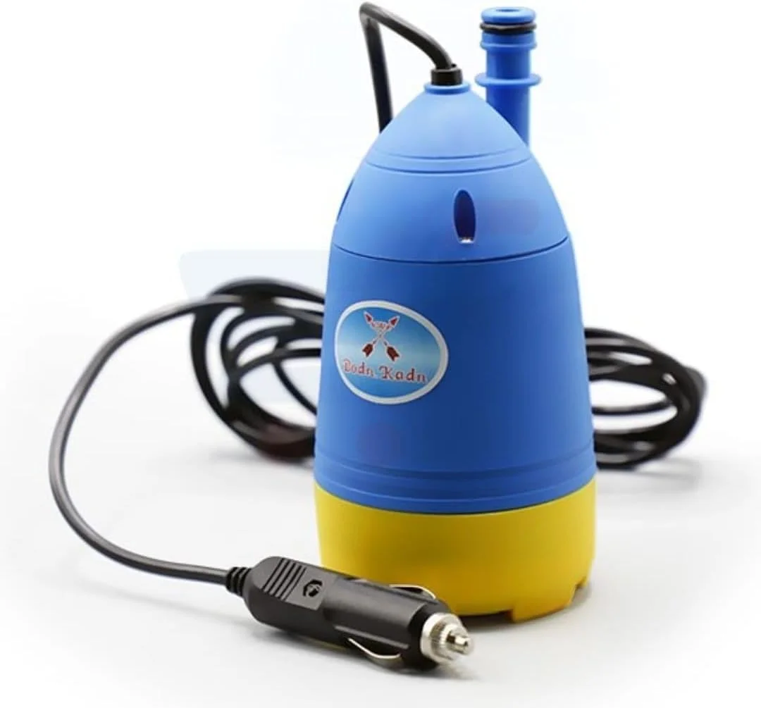 Portable Car Washer Set, 12V 80W High Pressure Pump, Garden Cleaning Machine with Spray Gun