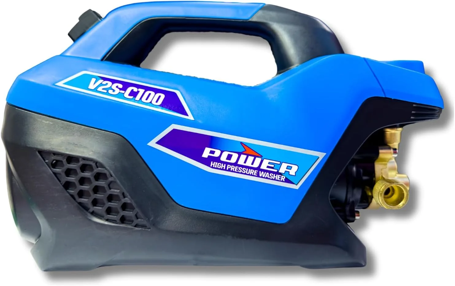 پمپ کارواش فشار قوی Power V2S-C100 – 1800 وات | حداکثر فشار 150 بار | جریان 8 لیتر در دقیقه | موتور مسی | ایده آل برای تمیز کردن HVAC، کارواش و مصارف صنعتی