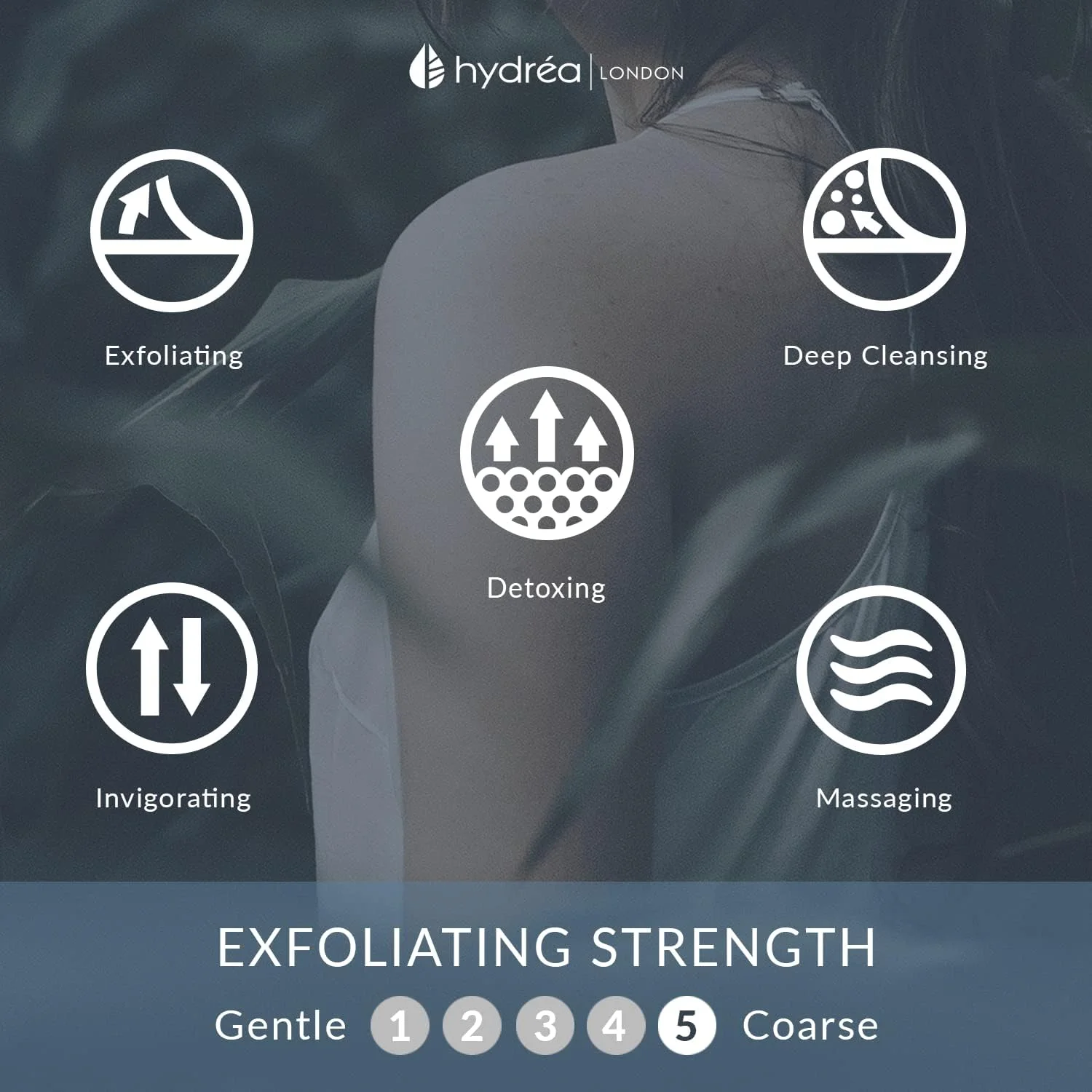 برس بدن هیدرا لندن - لایه بردار خشک، از بین برنده سلولیت و لایه بردار پوست، کمک به بهبود جریان لنفاوی - 100% وگان، چوب راش دارای گواهی FSC® و موی کاکتوس طبیعی