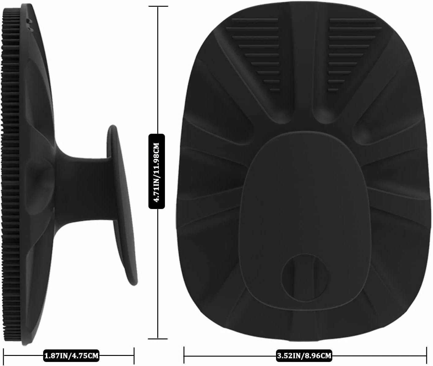برس حمام سیلیکونی HieerBus برای آقایان و بانوان، مغذی، تمیز کننده و لایه بردار - دسته ضد لغزش، کف فراوان، ماندگاری بالا، تمیز کردن آسان و بهداشتی تر، 1 عدد، مشکی برس حمام سیلیکونی HieerBus برای آقایان و بانوان، مغذی، تمیز کننده و لایه بردار - دسته ضد لغزش، کف فراوان، ماندگاری بالا، تمیز کردن آسان و بهداشتی تر، 1 عدد، مشکی