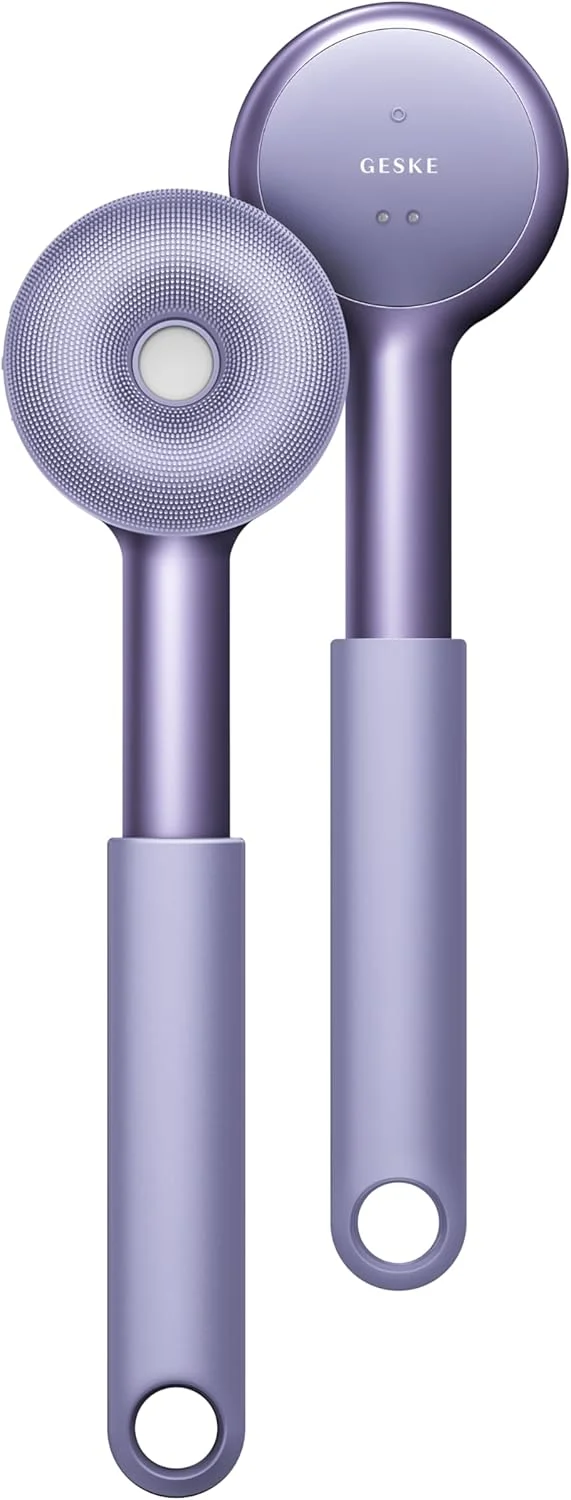 برس تمام بدن LED Sonic GESKE | 9 در 1 | برس پاک کننده بدن و لایه بردار قوی با LED | با پالس های SmartSonic | پاکسازی عمیق و ماساژ تخصصی | از بین برنده پوست خشن | دسته قابل تنظیم برس تمام بدن LED Sonic GESKE | 9 در 1 | برس پاک کننده بدن و لایه بردار قوی با LED | با پالس های SmartSonic | پاکسازی عمیق و ماساژ تخصصی | از بین برنده پوست خشن | دسته قابل تنظیم