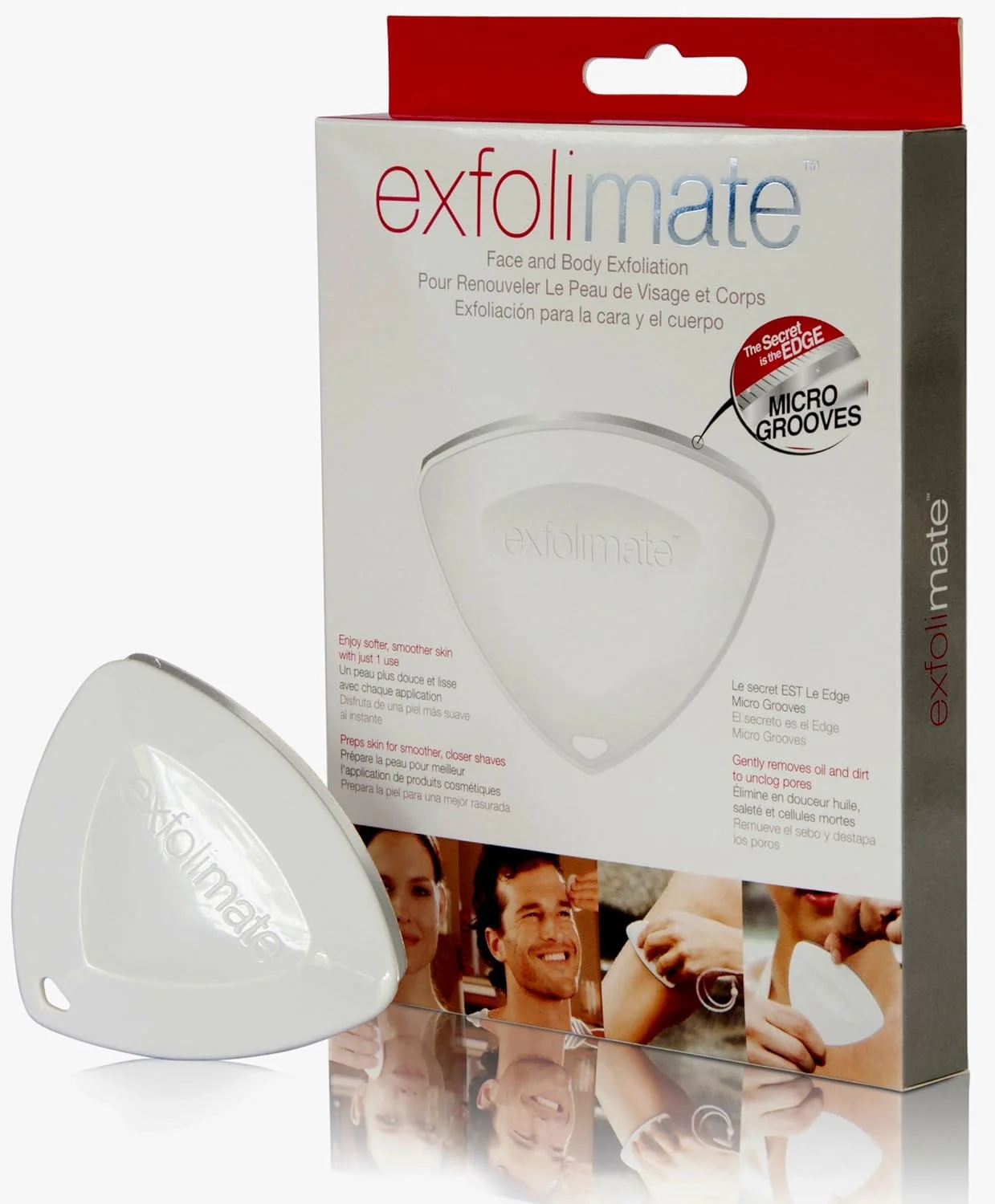 اکسفولی‌میت لایه‌بردار صورت و بدن، کاهش علائم قابل مشاهده پیری، پوستی شفاف به طور طبیعی