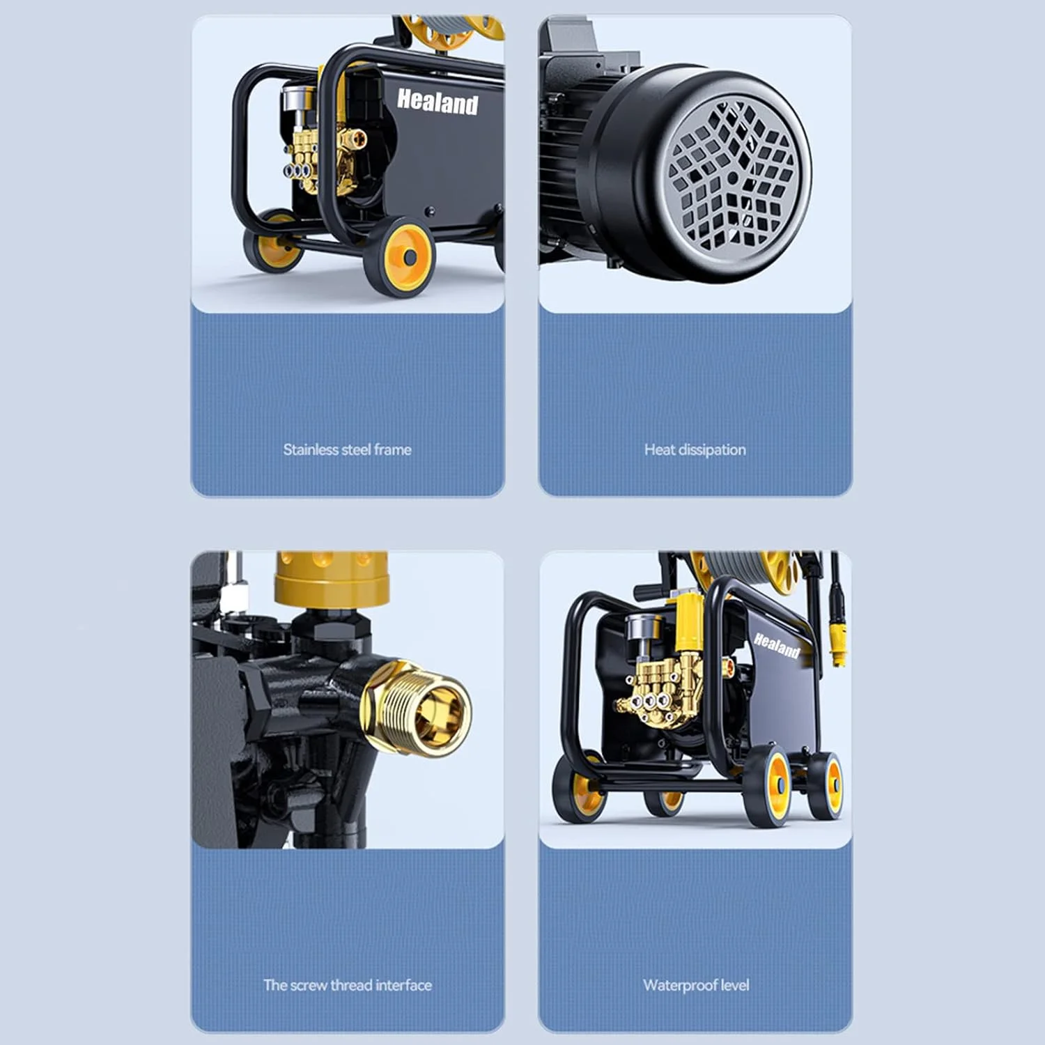کارواش فشار قوی GHQERTY، پمپ دستگاه کارواش 120 بار، ژنراتور فوم، لوازم جانبی خودرو، C کارواش فشار قوی GHQERTY، پمپ دستگاه کارواش 120 بار، ژنراتور فوم، لوازم جانبی خودرو، C