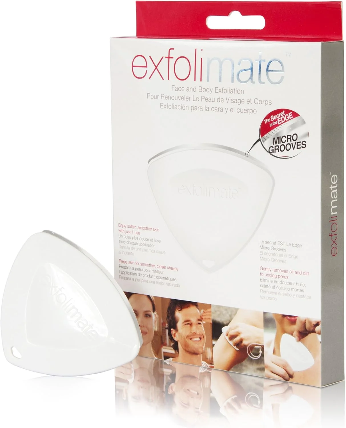 اکسفولی‌میت لایه‌بردار صورت و بدن، کاهش علائم قابل مشاهده پیری، پوستی شفاف به طور طبیعی