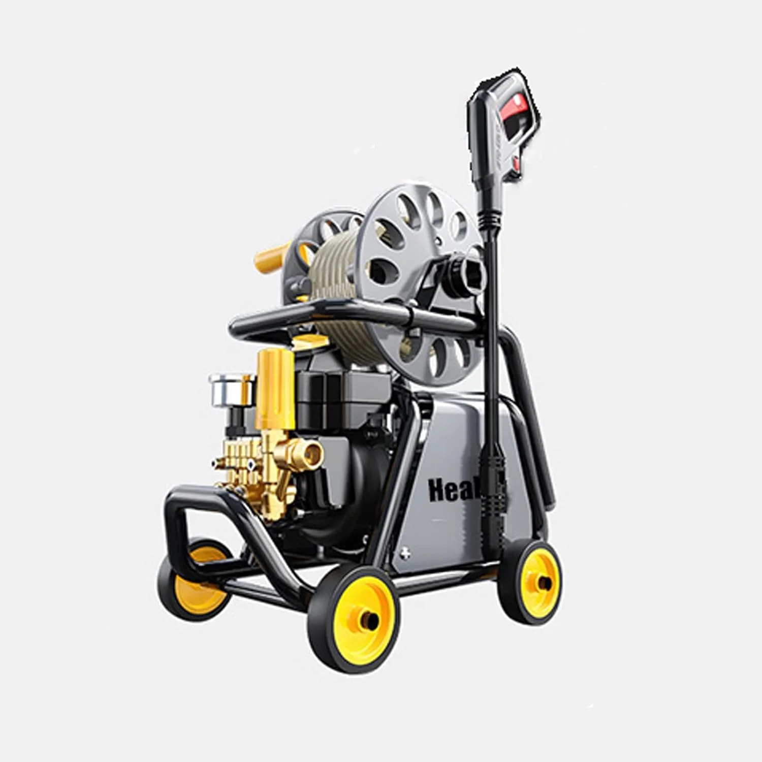 دستگاه کارواش فشار قوی GGFIJHV، پمپ کارواش قابل حمل 100 بار، کیت واترجت کارواش با موتور القایی