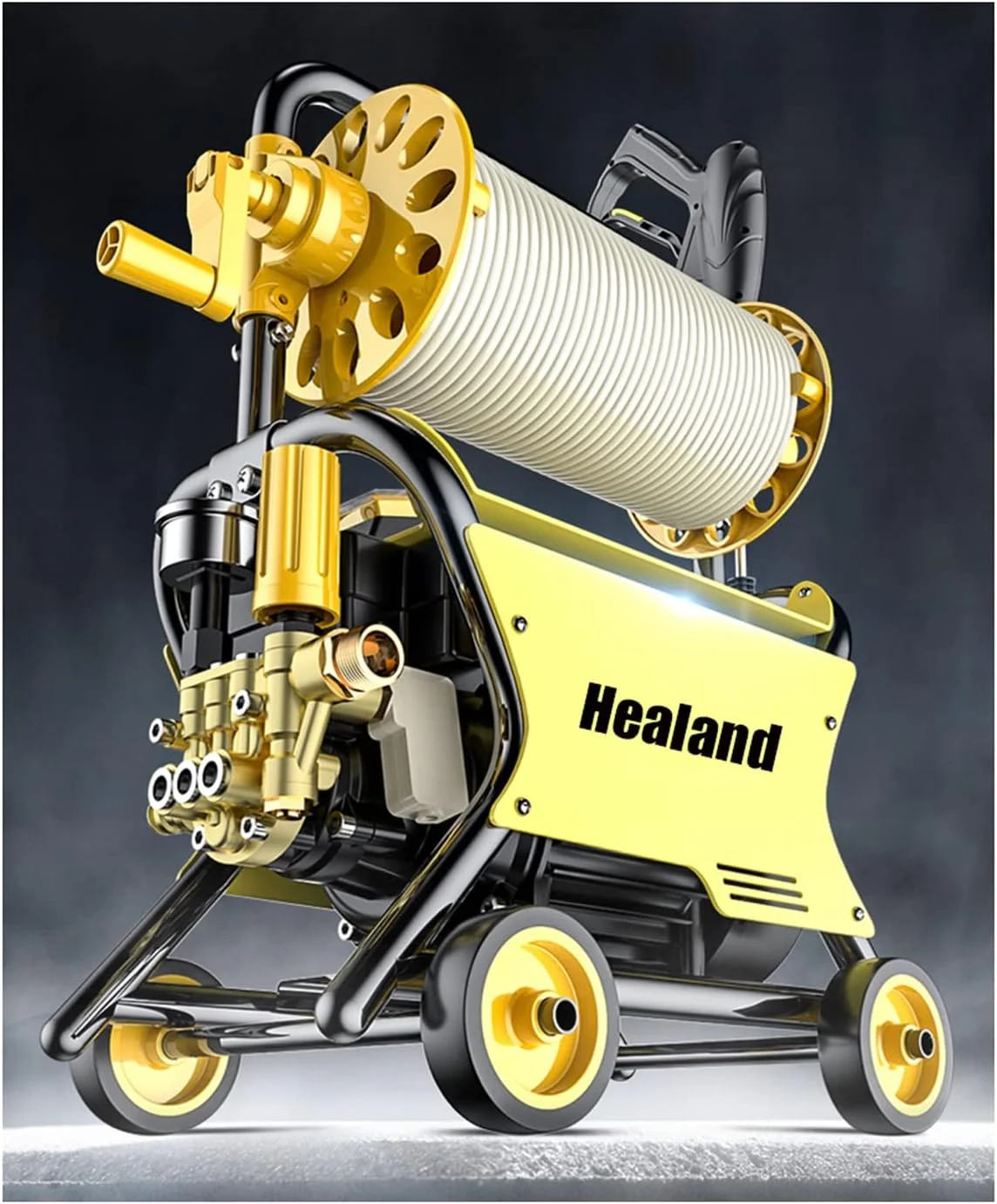 کارواش قابل حمل 130 بار GGFIJHV، دستگاه شستشوی فشار قوی فوم شوی خودرو، پمپ آب ابزار تمیز کننده