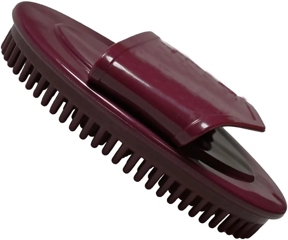 برس ماساژ ارگونومیک با دستگیره ضد لغزش - ابزار آرامش بخش تمام بدن، ایده آل برای استفاده با روغن ها و کرم ها (2 عدد)