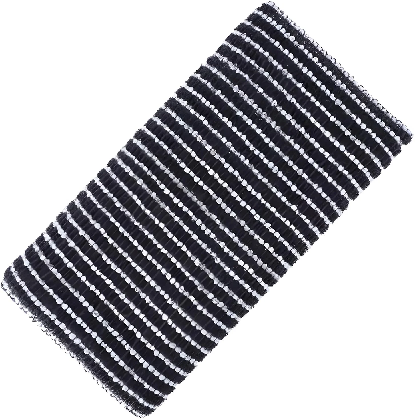 حوله حمام لایه بردار ضد باکتریال، اسکرابر بدن ممتاز و لایه بردار پشت با بافت ویژه فوم کرکی چند منظوره ابزار حمام برای اسکراب عمیق بدن برای مردان و زنان، مشکی