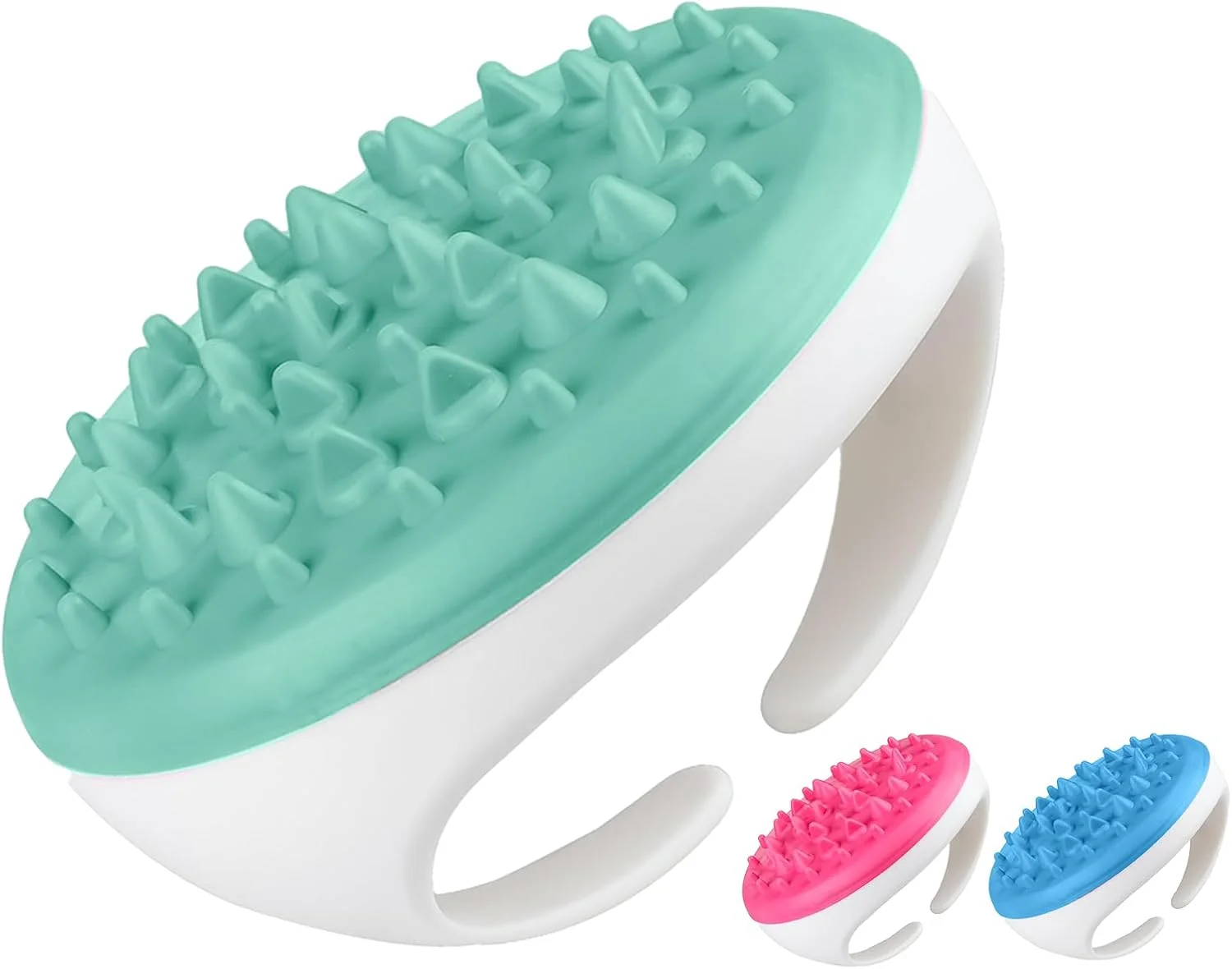 برس ماساژ ضد سلولیت Ecent برای پوست پرتقالی (سبز)