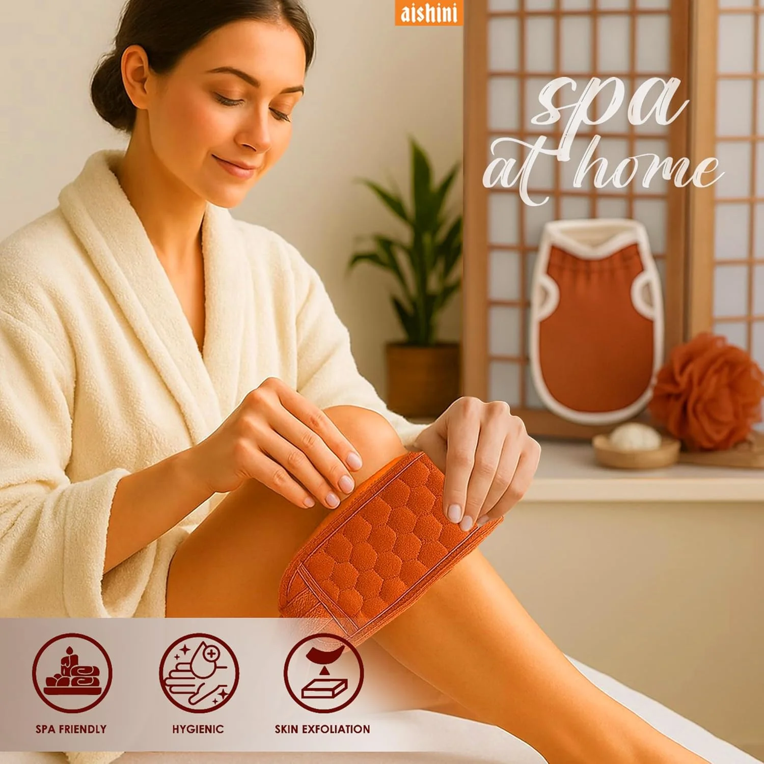 Aishini ست 3 تکه اسکرابر حمام شامل لیف لوفا اسفنجی، دستکش حمام و اسکرابر پشت با دسته بلند، حوله اسکراب لحافی، اسکرابر دو طرفه، برس شستشوی بدن با دوام و تمیز کننده عمیق Aishini ست 3 تکه اسکرابر حمام شامل لیف لوفا اسفنجی، دستکش حمام و اسکرابر پشت با دسته بلند، حوله اسکراب لحافی، اسکرابر دو طرفه، برس شستشوی بدن با دوام و تمیز کننده عمیق